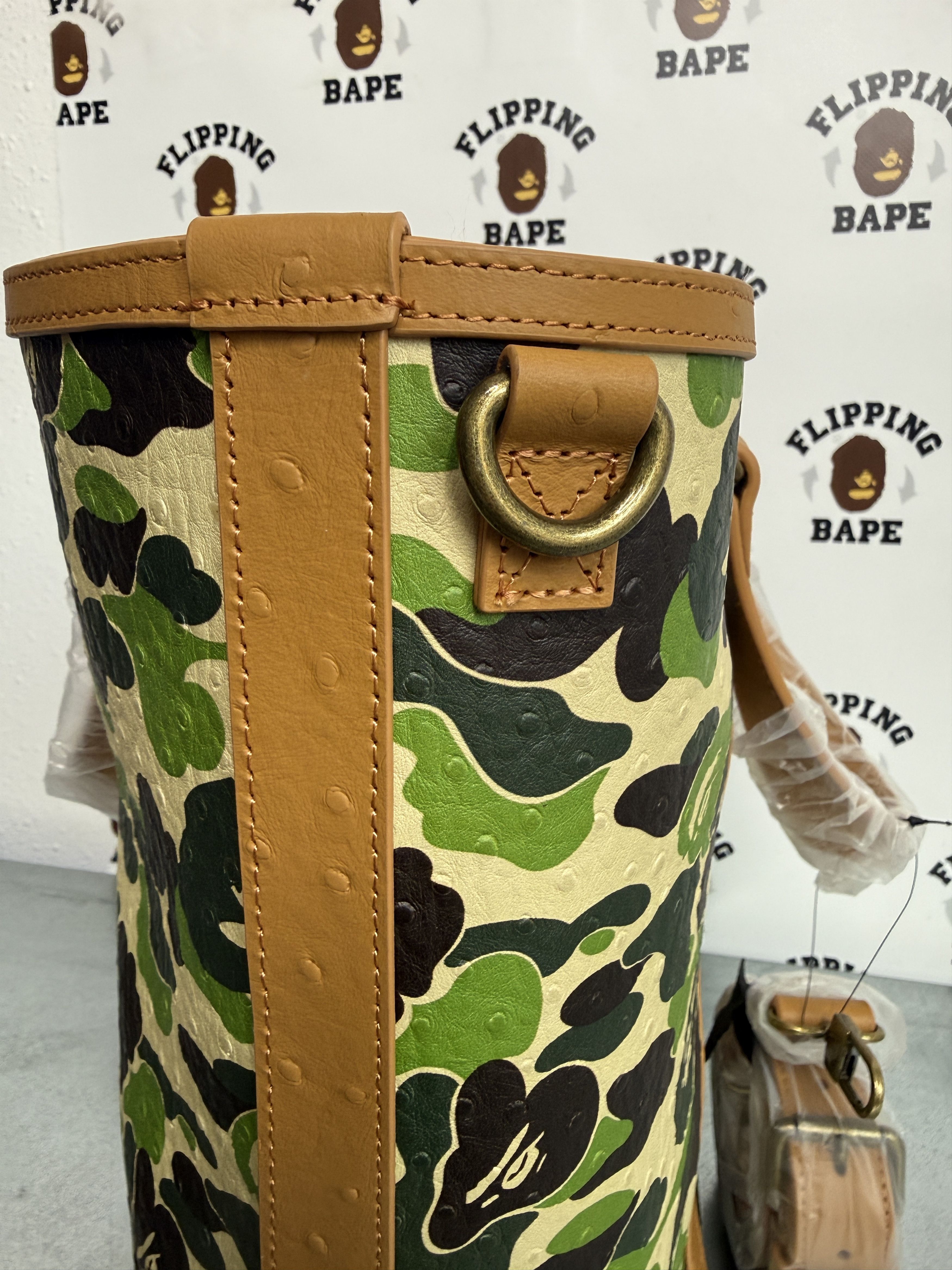 Bape BAPE ABC CAMO PU OSTRICH TOTE BAG Size ONE SIZE - 6 Thumbnail