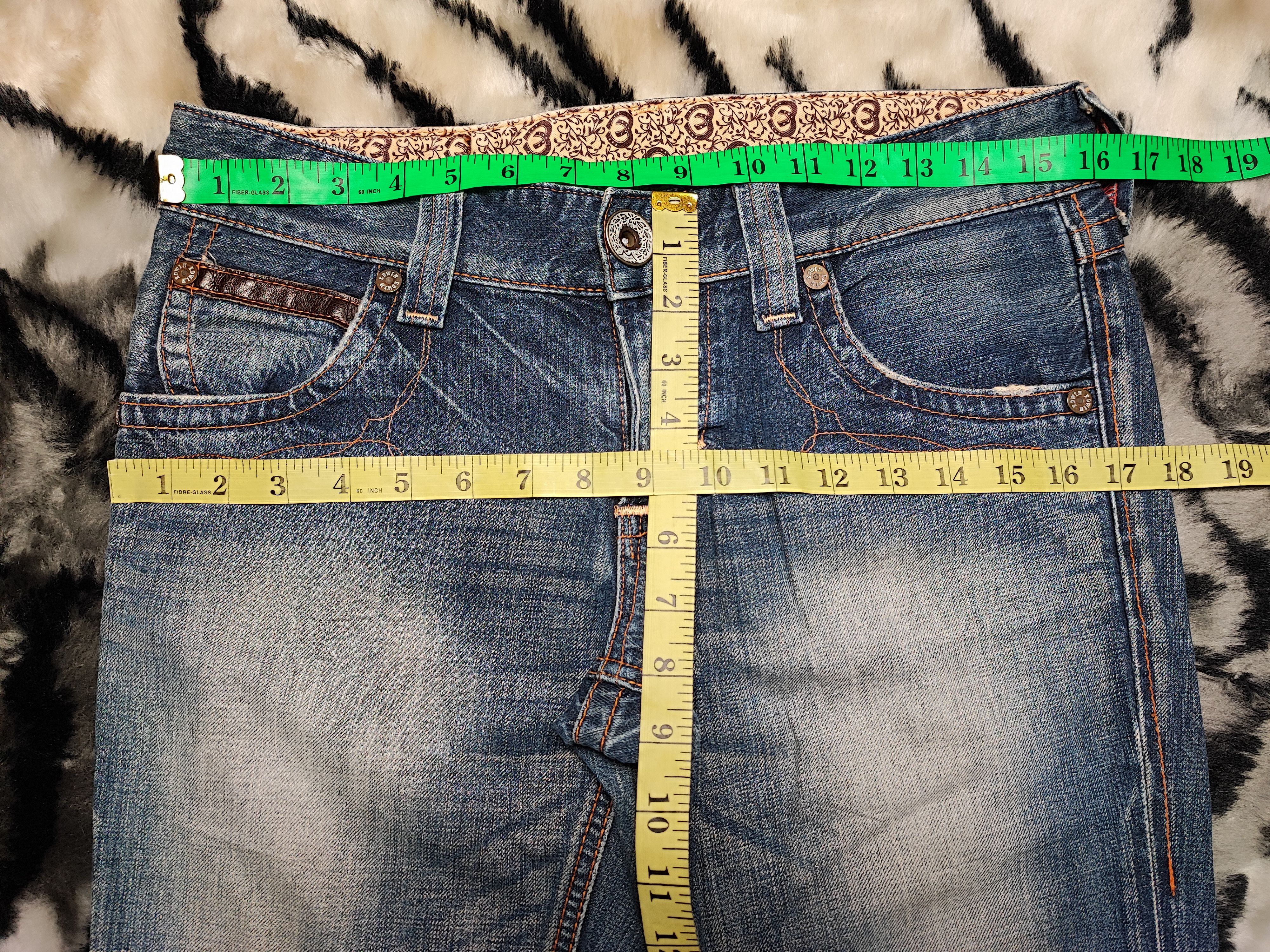 Edwin × If Six Was Nine × Japanese Brand VTG EDWIN 503 BLUE TRIP JEANS VERY RARE Size 31" - 4 Thumbnail