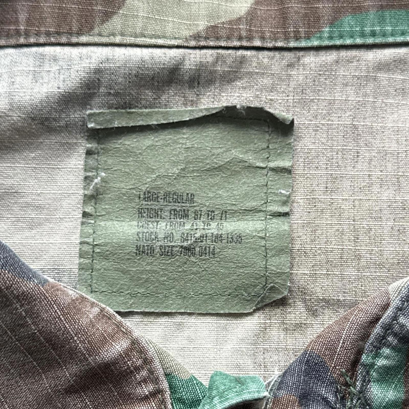 Other USA Navy Military Camouflage 1990’s Button Up Utility Jacket Size US M / EU 48-50 / 2 - 6 Thumbnail