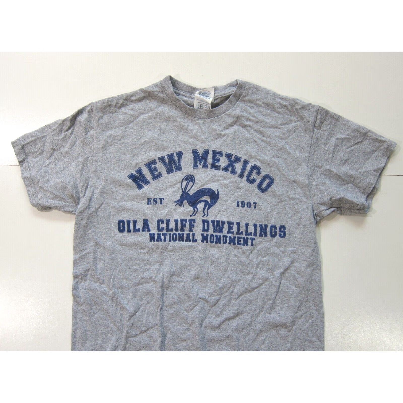 Vintage VINTAGE New Mexico Gila Cliff Dwellings National Monument Grey Blue Tshirt Men S Size US S / EU 44-46 / 1 - 6 Thumbnail