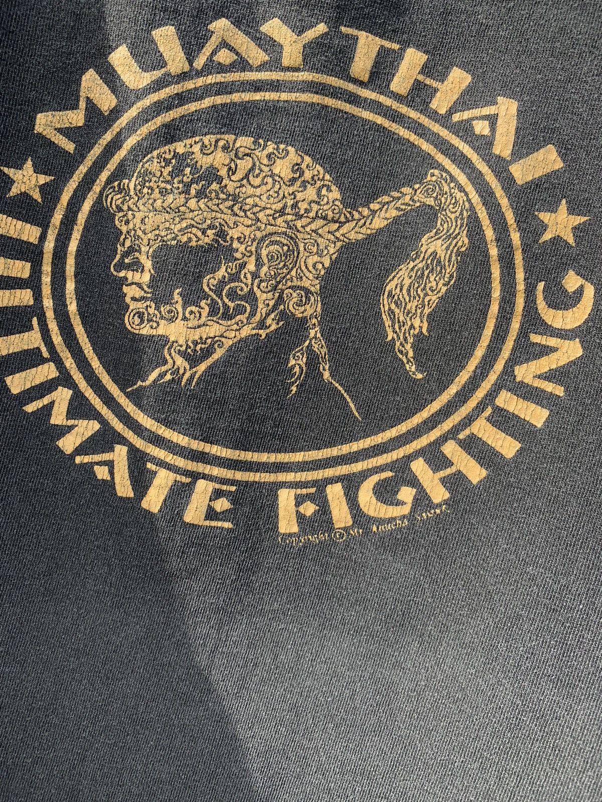 Vintage Muay Thai Boxing Vintage t shirt Size US XXL / EU 58 / 5 - 10 Thumbnail