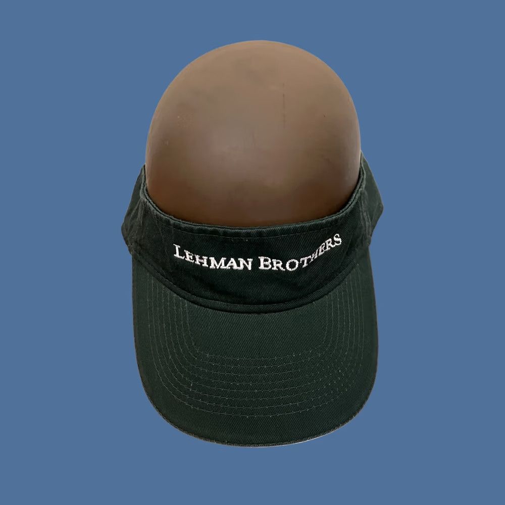Vintage VINTAGE Lehman Brothers Visor One Size Green Size ONE SIZE - 1 Thumbnail