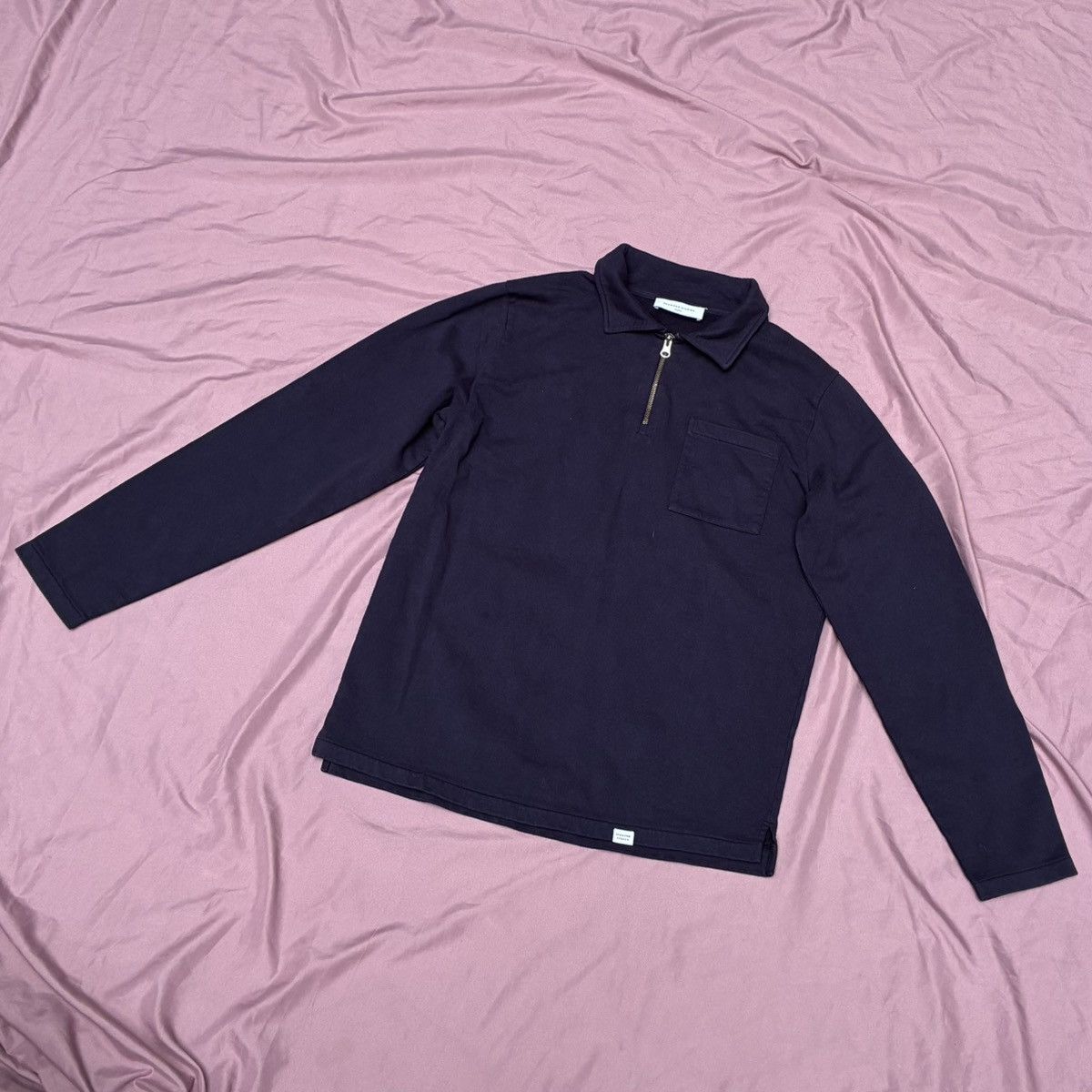 Other EDMMOND STUDIOS HEAVY JERSEY long sleeve polo Size US S / EU 44-46 / 1 - 2 Thumbnail