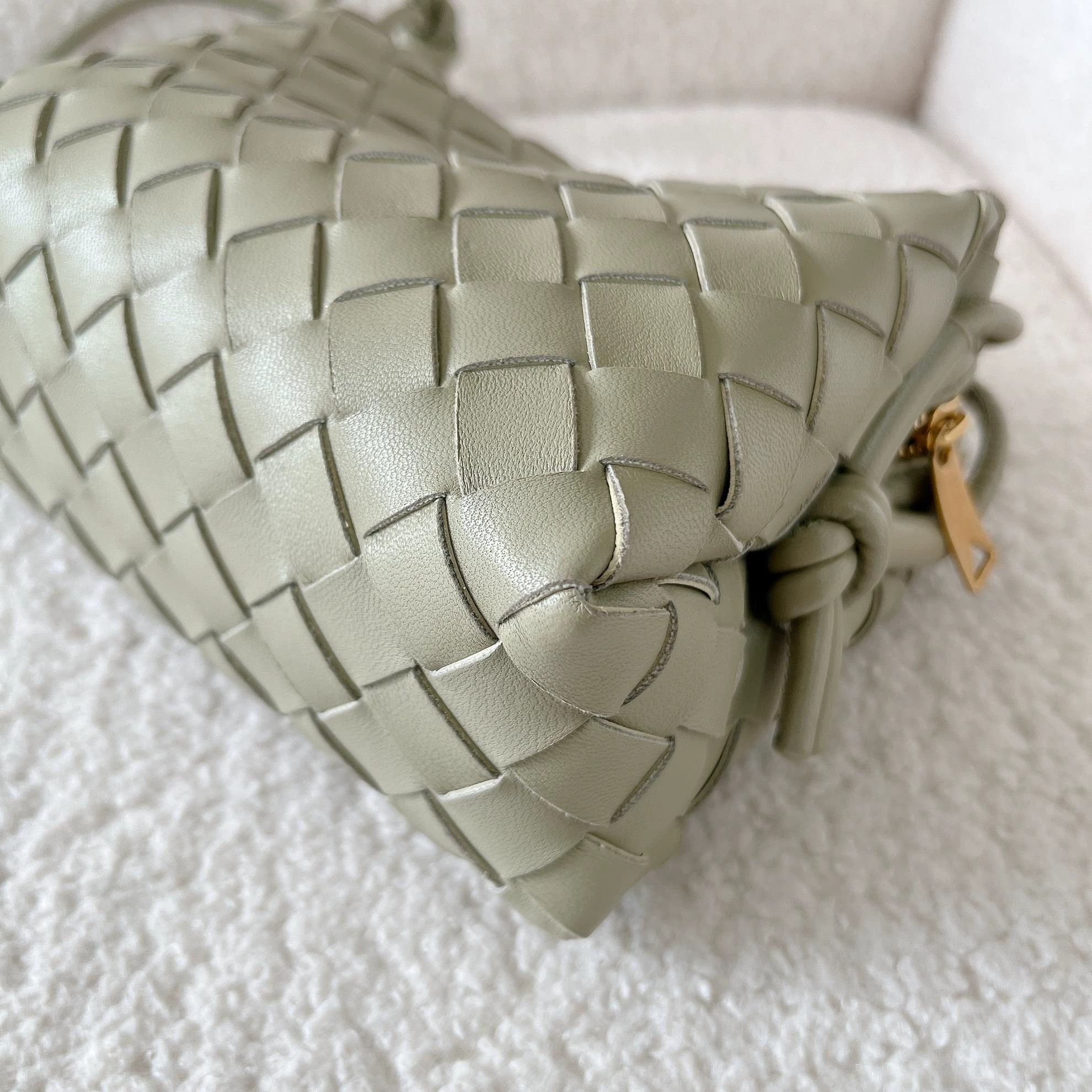 Bottega Veneta Bottega Veneta white woven camera bag Size ONE SIZE - 8 Thumbnail
