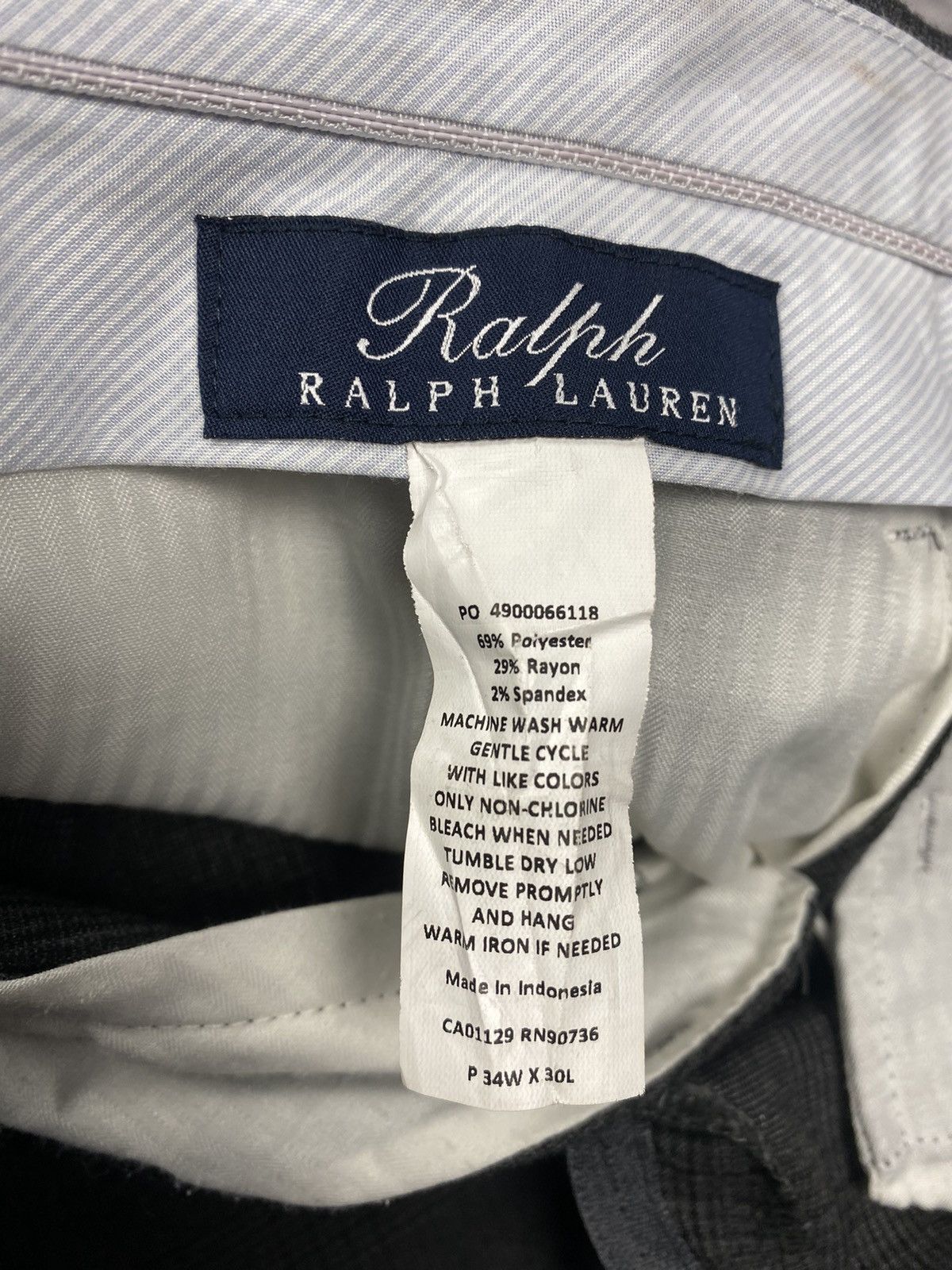 Polo Ralph Lauren Vintage Ralph Lauren Checkered Suit Casual Pants Size US 34 / EU 50 - 10 Thumbnail