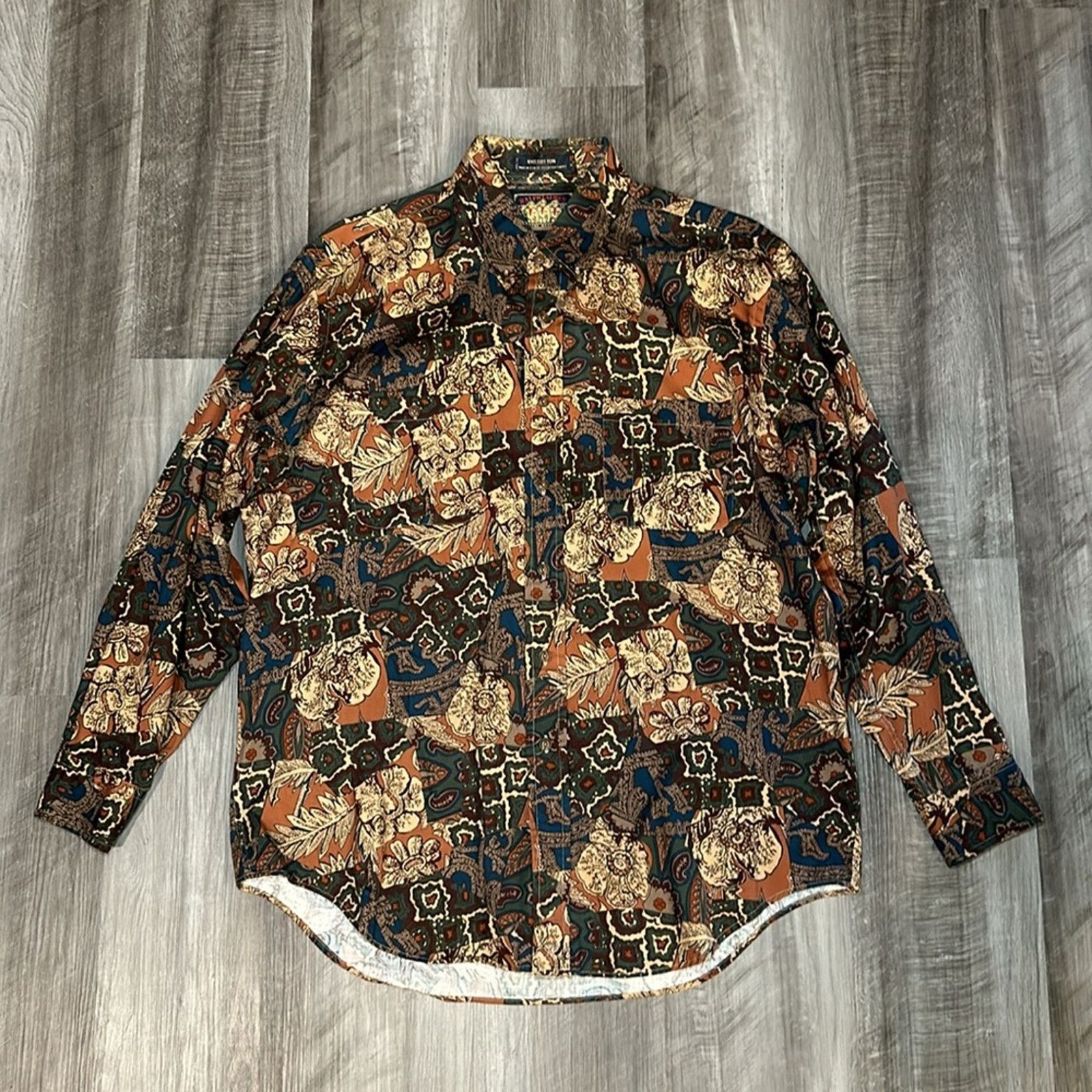 Ralph Lauren Ralph Lauren Chaps Vintage AOP Long Sleeve - Large Size US L / EU 52-54 / 3 - 2 Thumbnail