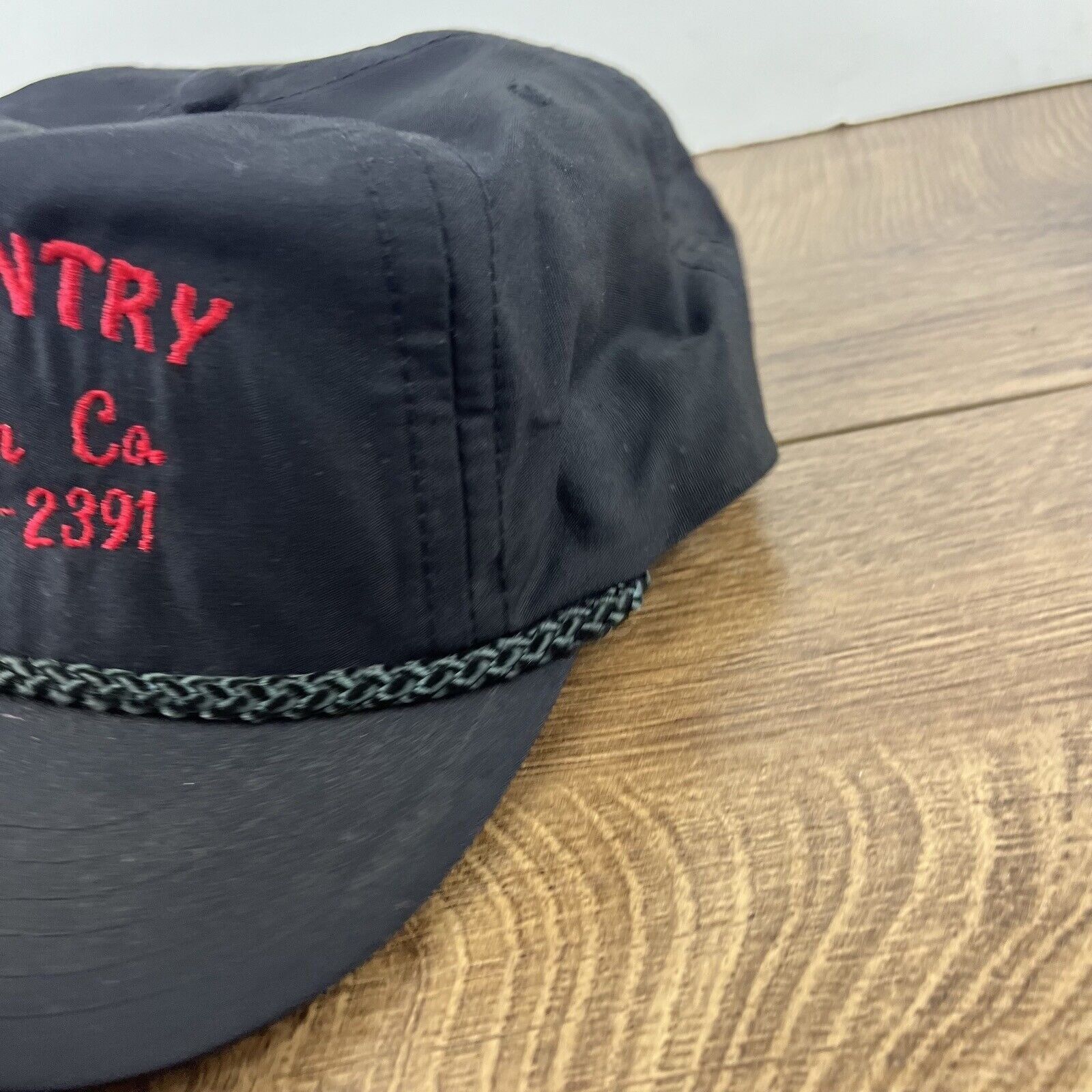 Other Butch Gentry Construction Hat Black Adjustable Hat Black Adu Size ONE SIZE - 7 Thumbnail
