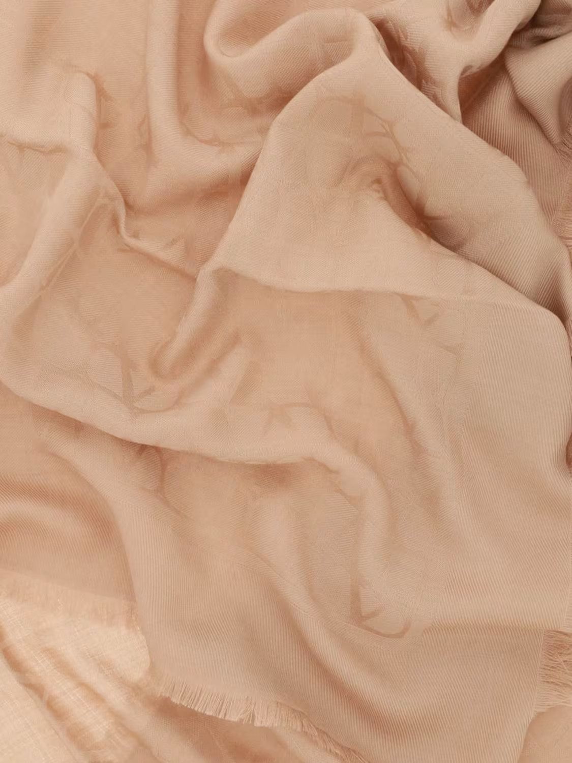 Valentino o1s22i1n0924 Size: OS / Toile Iconographer Shawl in Beige Size ONE SIZE - 3 Thumbnail