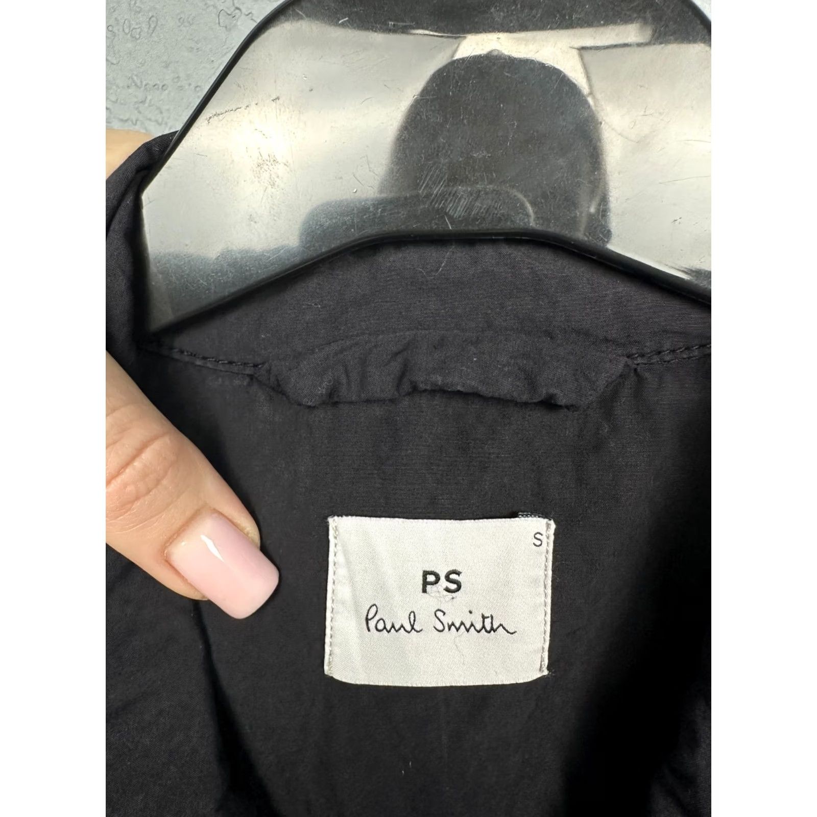 Paul Smith Paul Smith Mens Overshirt Jacket S Black Zip Front Windbreaker Collared Cotton Shirt Jacket Mens Regular Size S Size US S / EU 44-46 / 1 - 4 Thumbnail