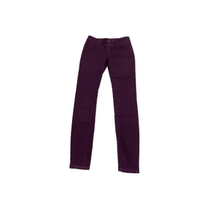 Burberry Burberry Burberry Purple Mid-Rise Casual Pants-2507 Size US 28 / EU 44 - 1 Thumbnail