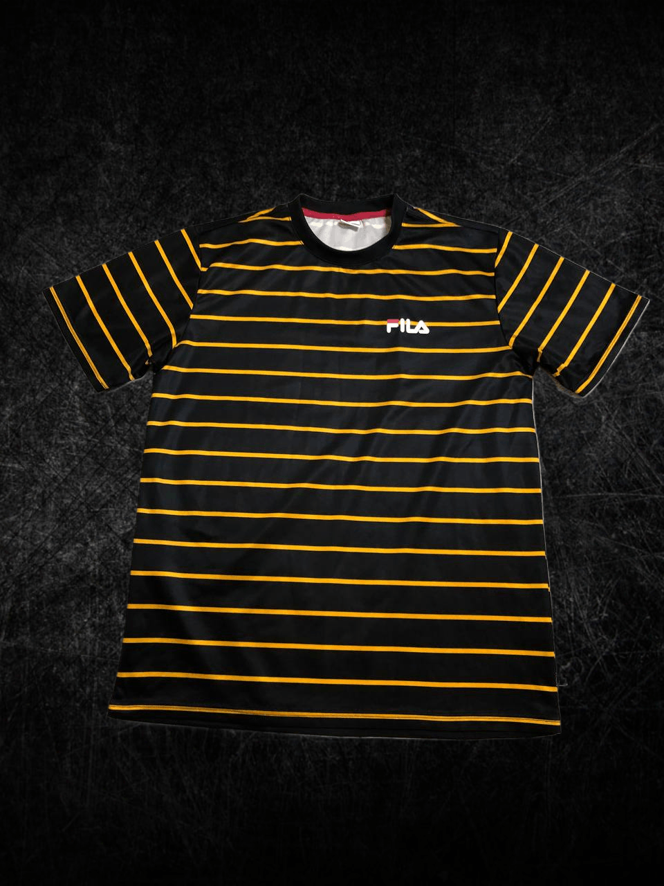 Fila FILA Men Black Stripes T-Shirt Size US M / EU 48-50 / 2 - 1 Thumbnail