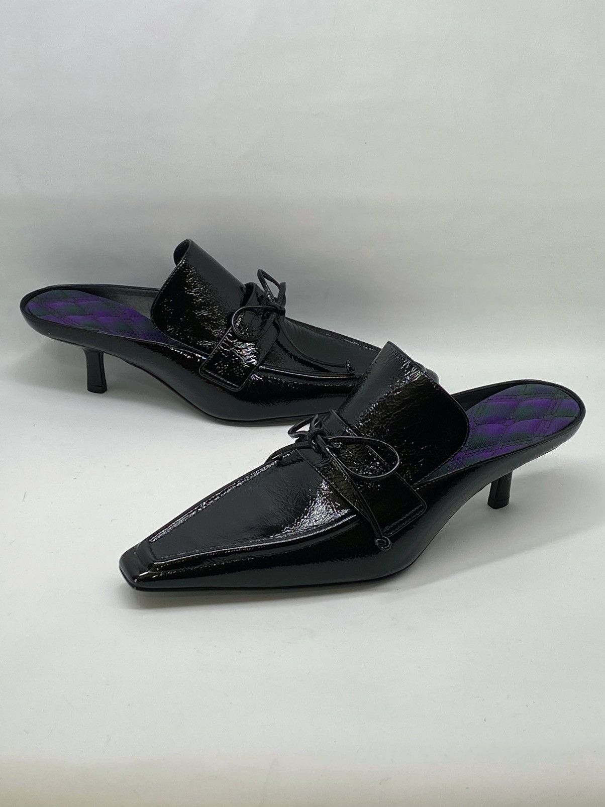 Burberry Burberry Sovereign Square Toe Kitten Heel Mule size 39 Size US 9 / IT 39 - 6 Thumbnail