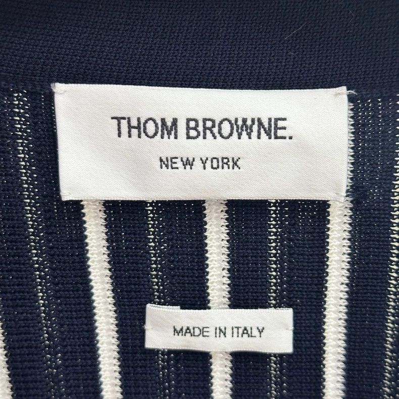 Thom Browne Thom Browne Blue and green striped gold button sweater Size XS / US 0-2 / IT 36-38 - 5 Thumbnail