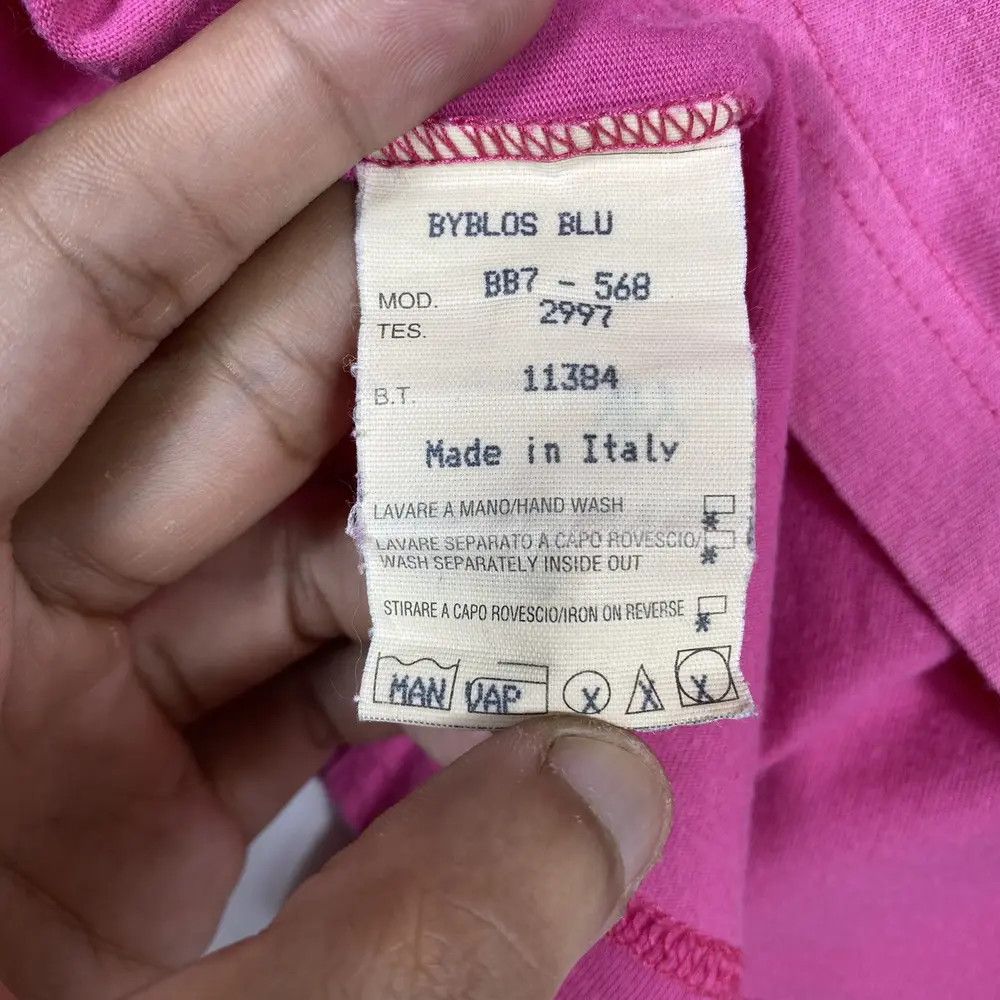 Byblos BYBLOS Blu Saint Tropez Graphic Faded Tee Made In Italy Size US M / EU 48-50 / 2 - 12 Thumbnail