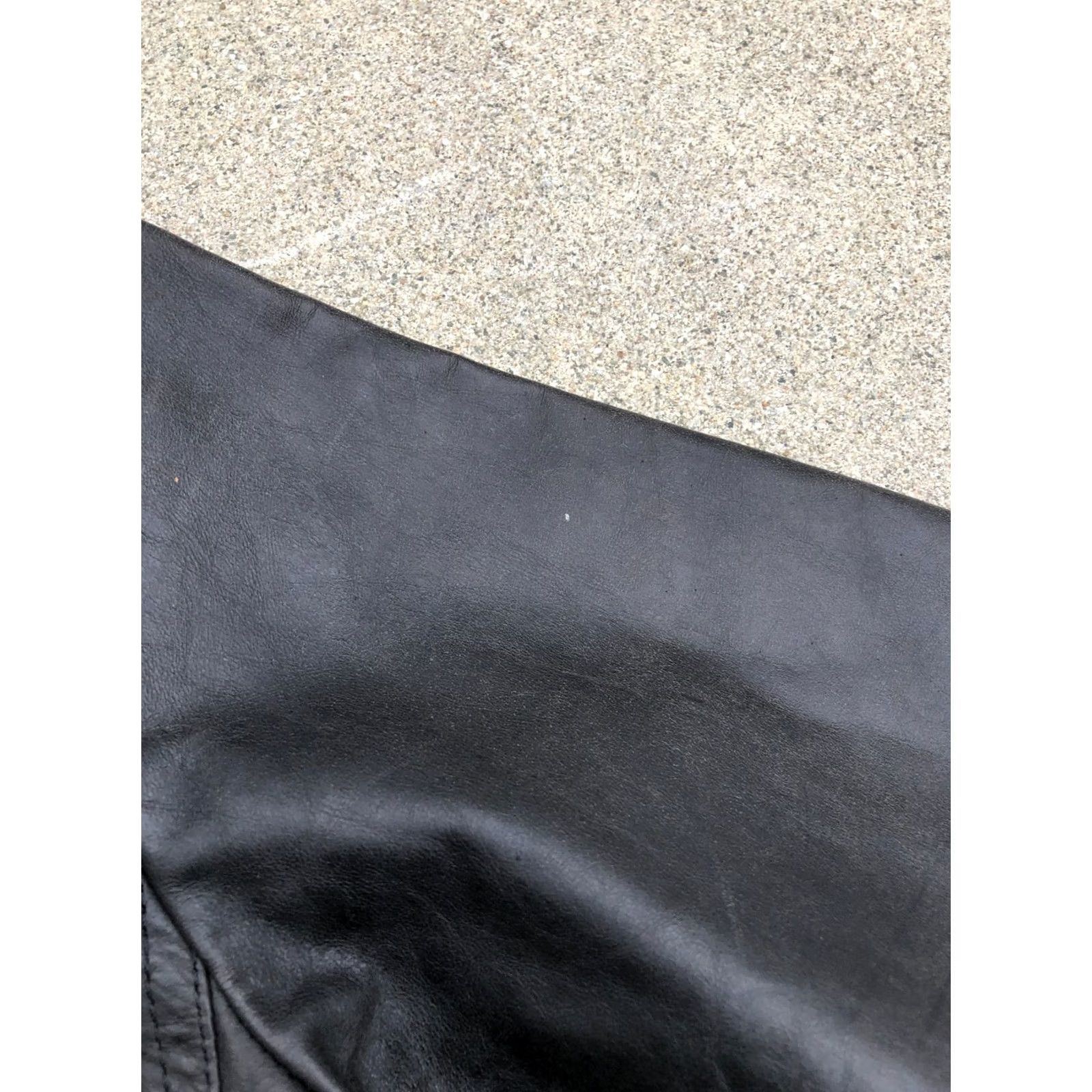 Vintage LAS PEPAS Vintage Argentina Leather Jacket Women's 3 SMALL Black Button Moto Shirt Size XS / US 0-2 / IT 36-38 - 6 Thumbnail