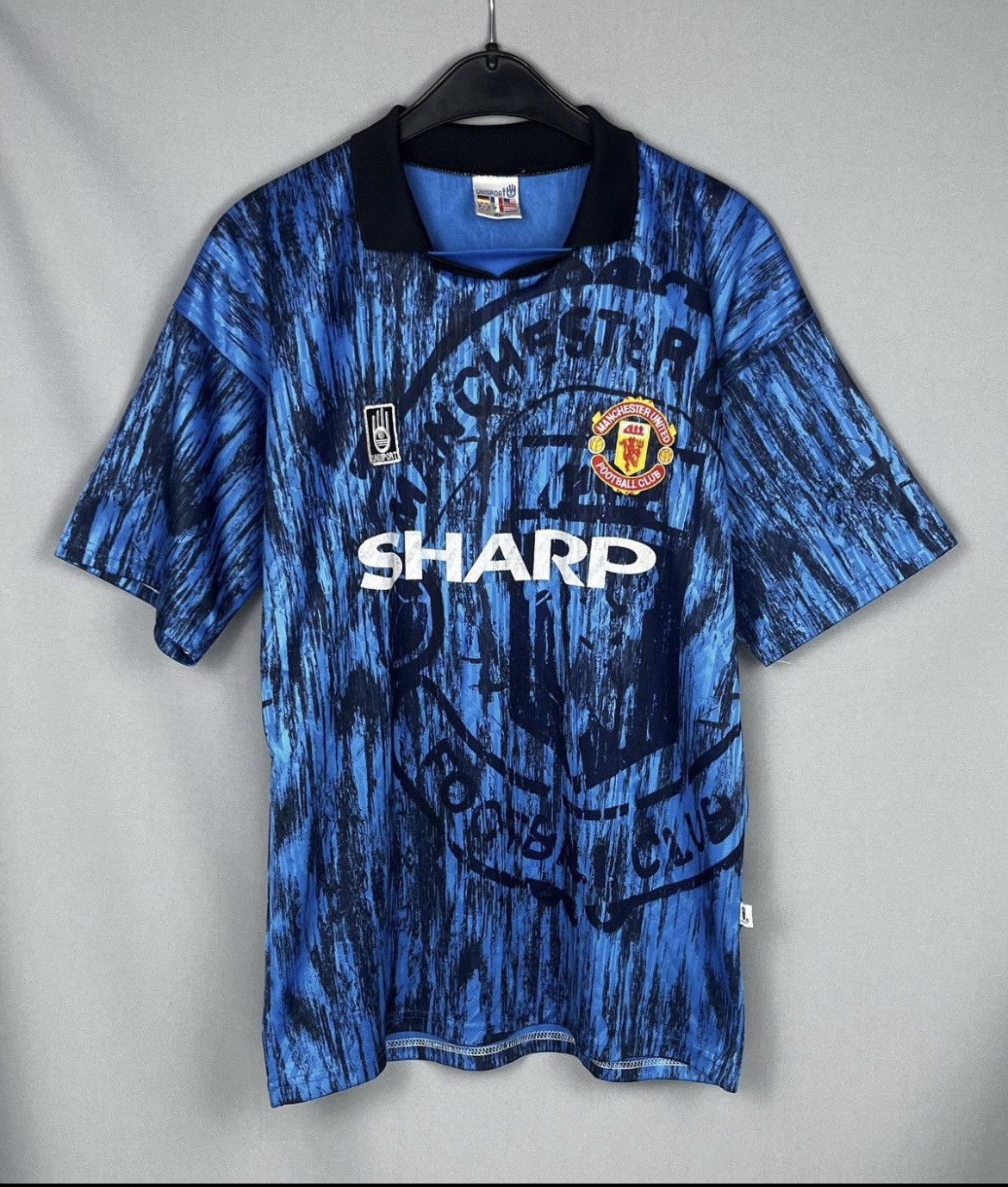 Vintage Vintage Bootleg Unisport Manchester United Jersey Size US XL / EU 56 / 4 - 1 Thumbnail