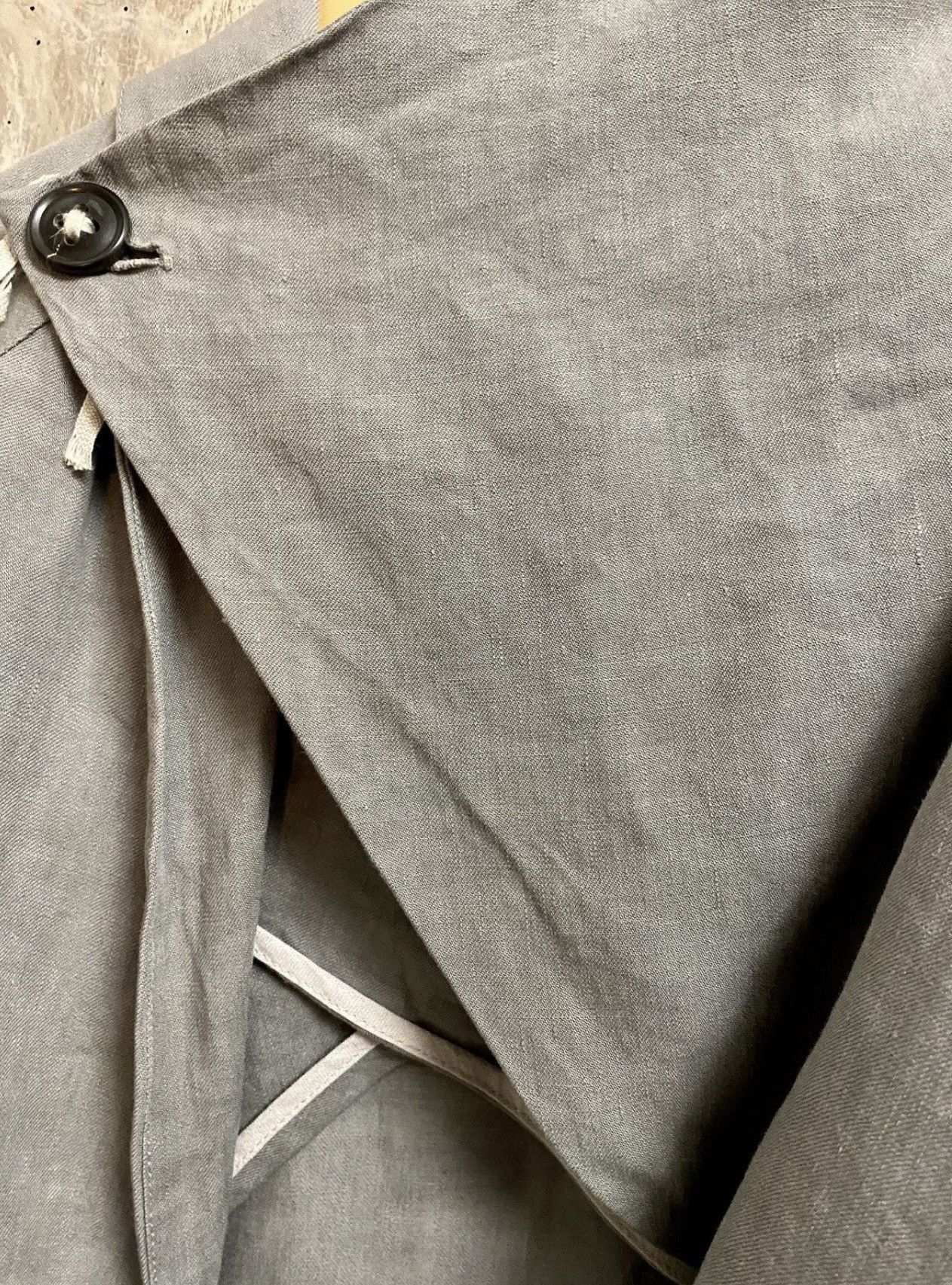 Damir Doma damir doma archive grey linen jacket 44 men Size US XS / EU 42 / 0 - 11 Thumbnail