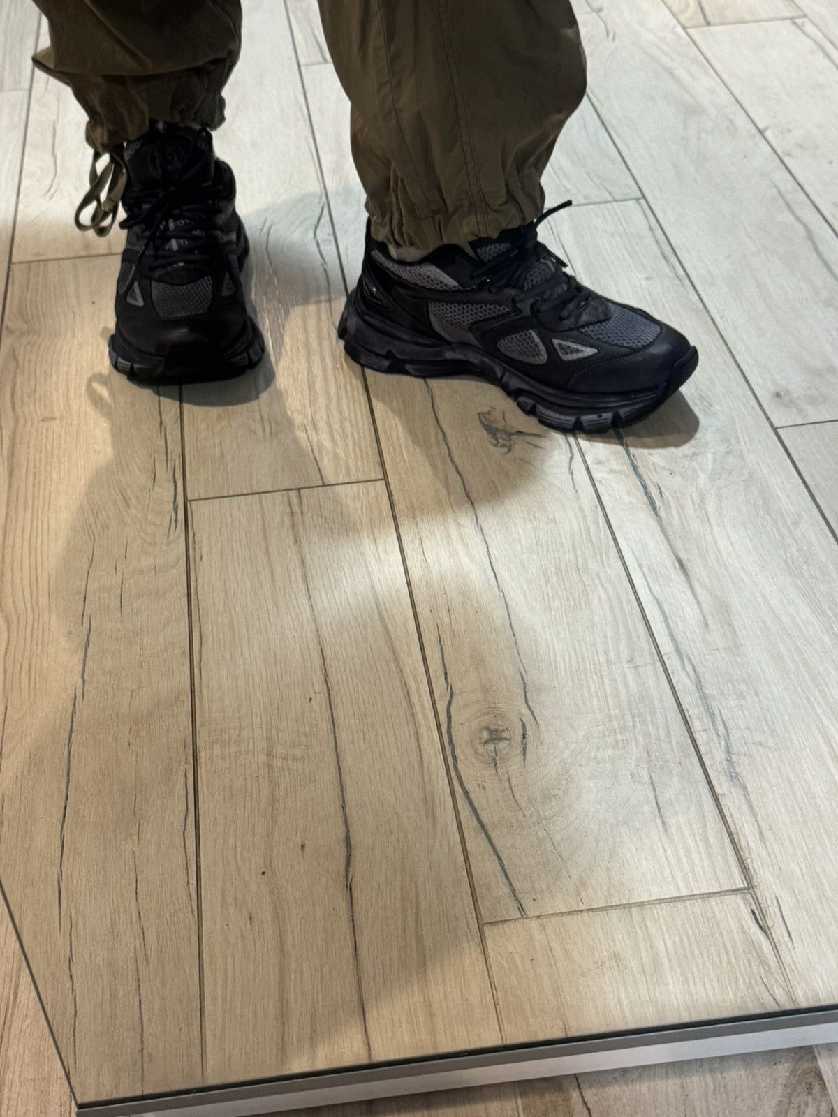 Axel Arigato DS! Axel Arigato Marathon Dip-Dye Low Top Leather Sneakers Size US 10 / EU 43 - 11 Thumbnail