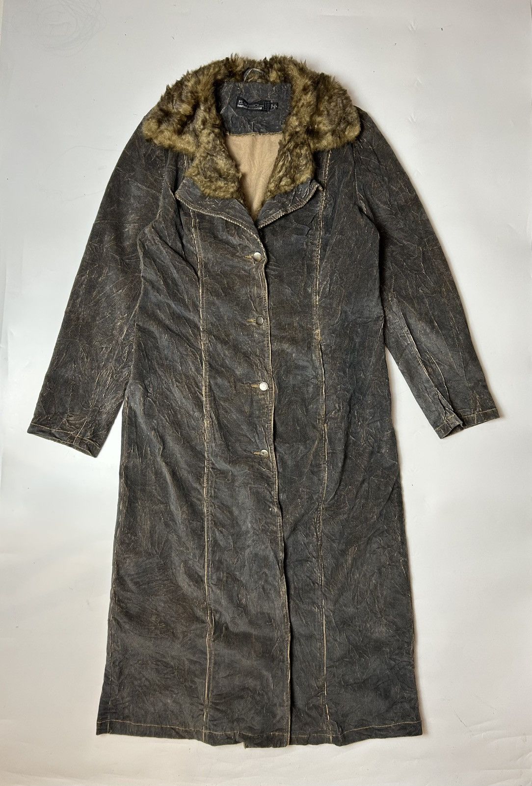 RAMPAGE OUTERWEAR FAUX FUR LONG COAT