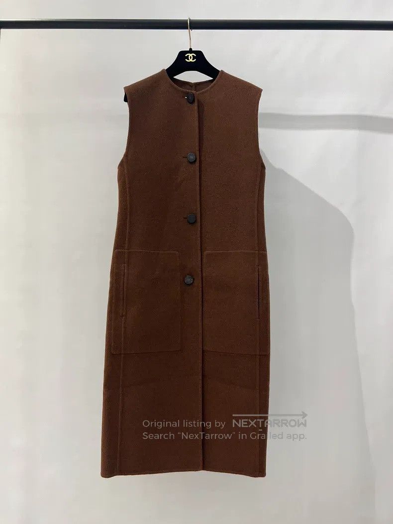Hermes Hermes Ginger Yellow Wool Overcoat Size XXS / US 00 / IT 34 - 1 Thumbnail
