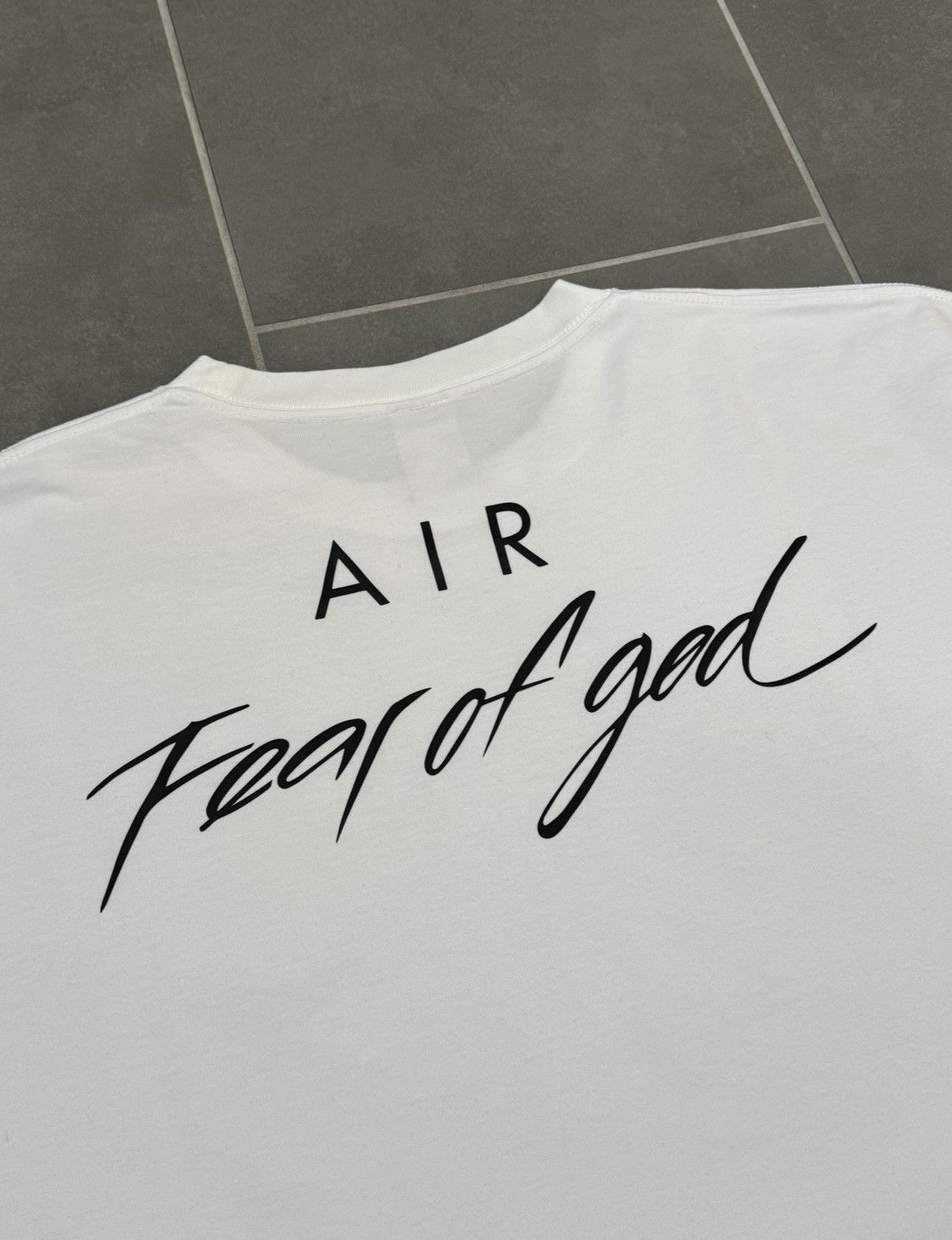 Fear of God × Nike Fear of god x Nike air fear of god tee shirt size L Size US L / EU 52-54 / 3 - 4 Thumbnail