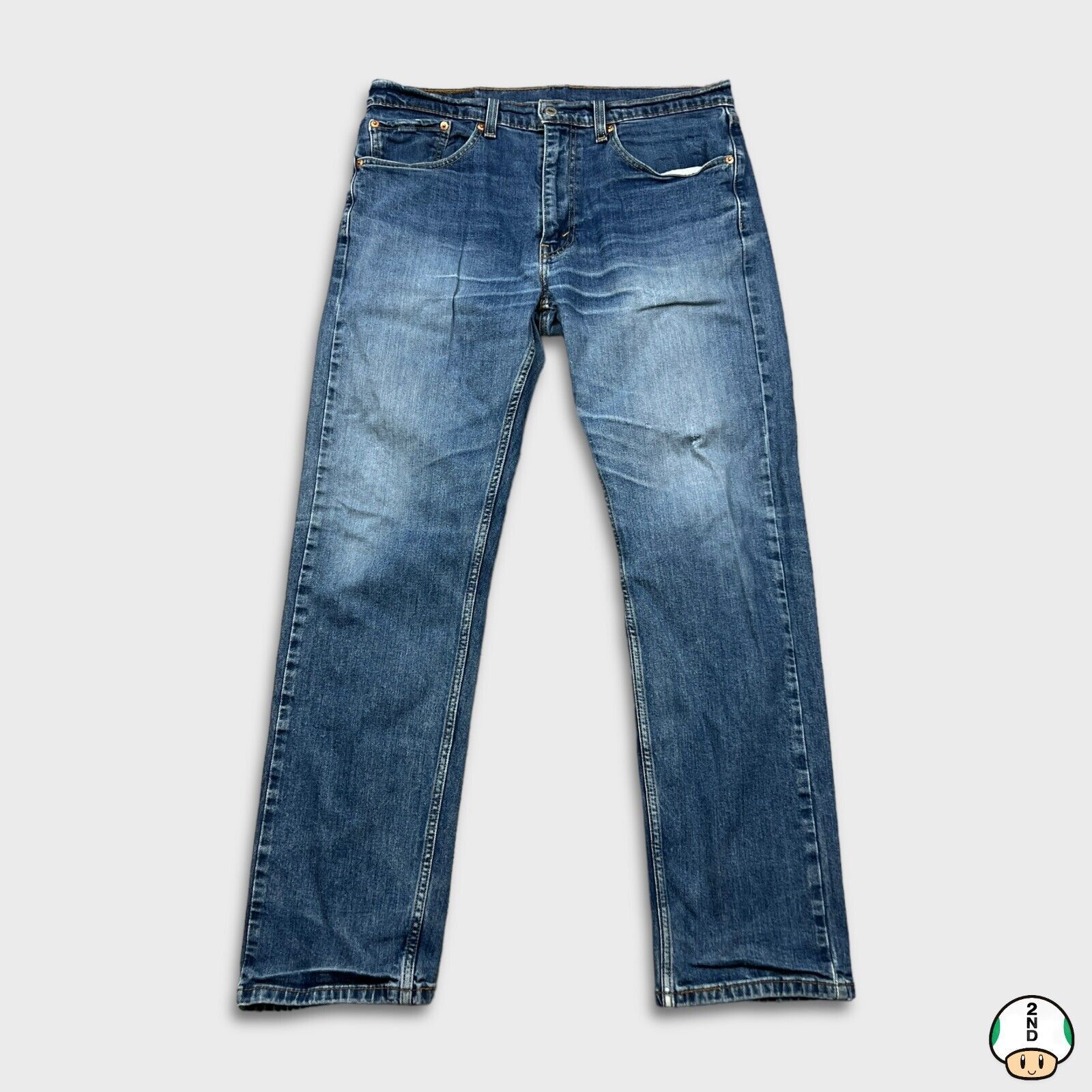 Levi's × Vintage Levi's 505 Jeans 34x31 Regular Fit Straight Leg Denim Pants Size US 34 / EU 50 - 1 Thumbnail