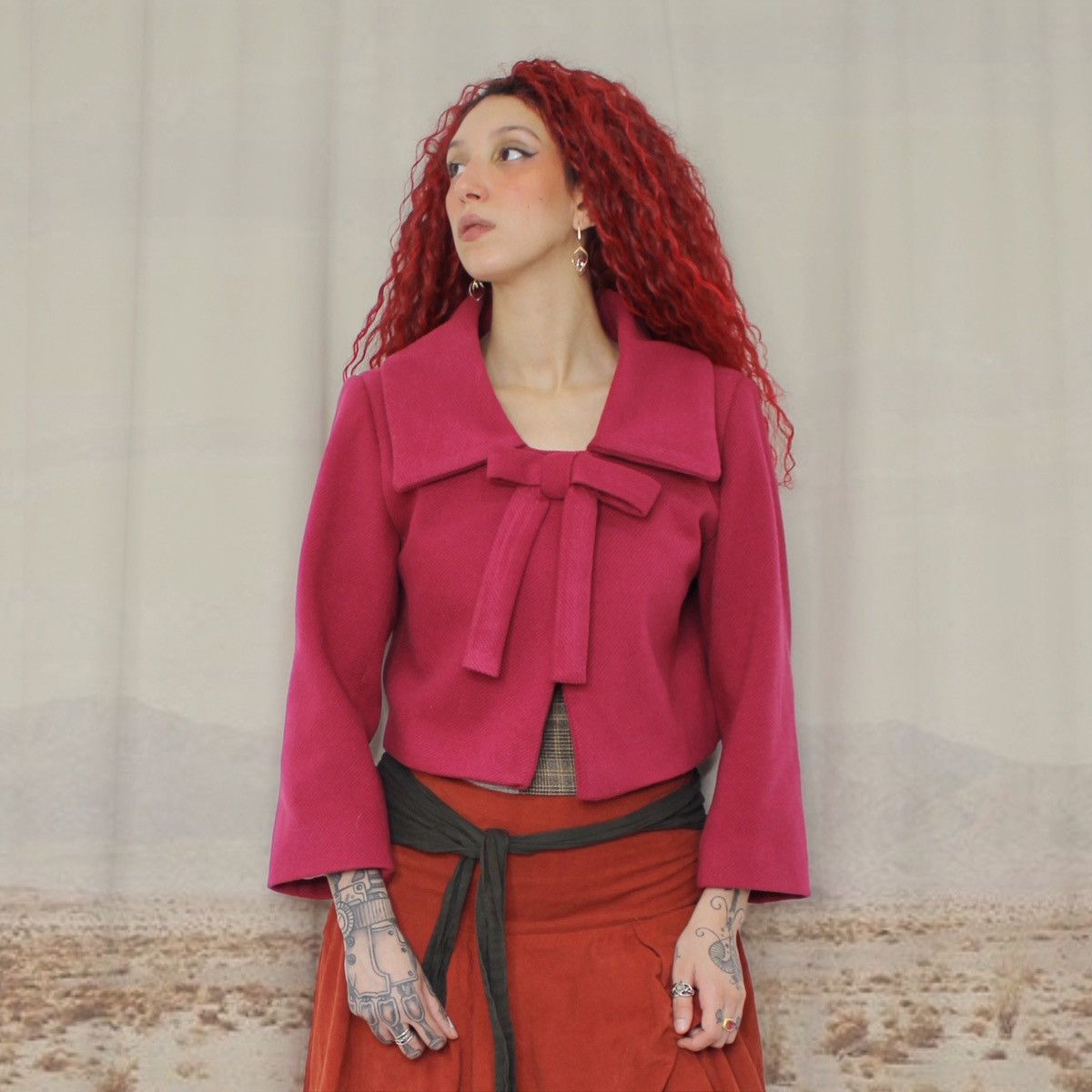 Other 🎀PINK CROP COAT🎀 Size M / US 6-8 / IT 42-44 - 1 Thumbnail