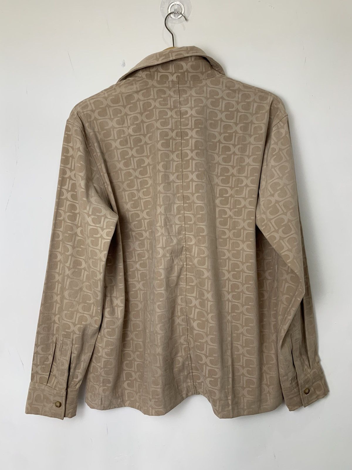 Nicole Club Nicole club monsieur monogram velvet button up Size US M / EU 48-50 / 2 - 3 Thumbnail