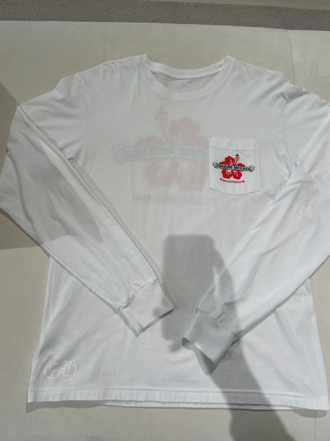 Chrome Hearts Chrome Hearts Honolulu Hibiscus Flower Long Sleeve Shirt Size L / US 10 / IT 46 - 7 Thumbnail