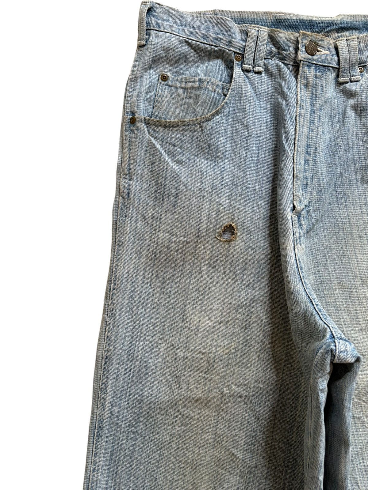 Dogtown × Japanese Brand Vintage Dog Town Mud Wash Distressed Loose Baggy Jorts Size US 32 / EU 48 - 5 Thumbnail