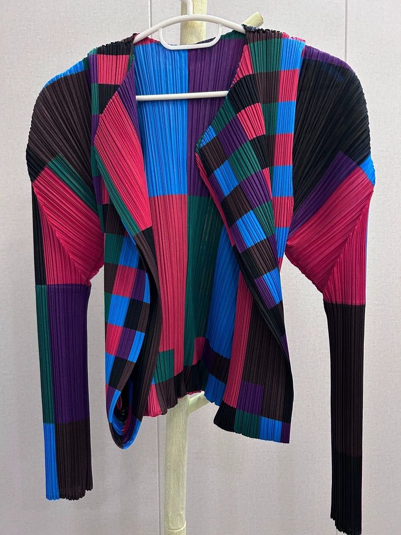 Issey Miyake Issey Miyake Pleated Mosaic Jacket - dmc Size US M / EU 48-50 / 2 - 1 Thumbnail