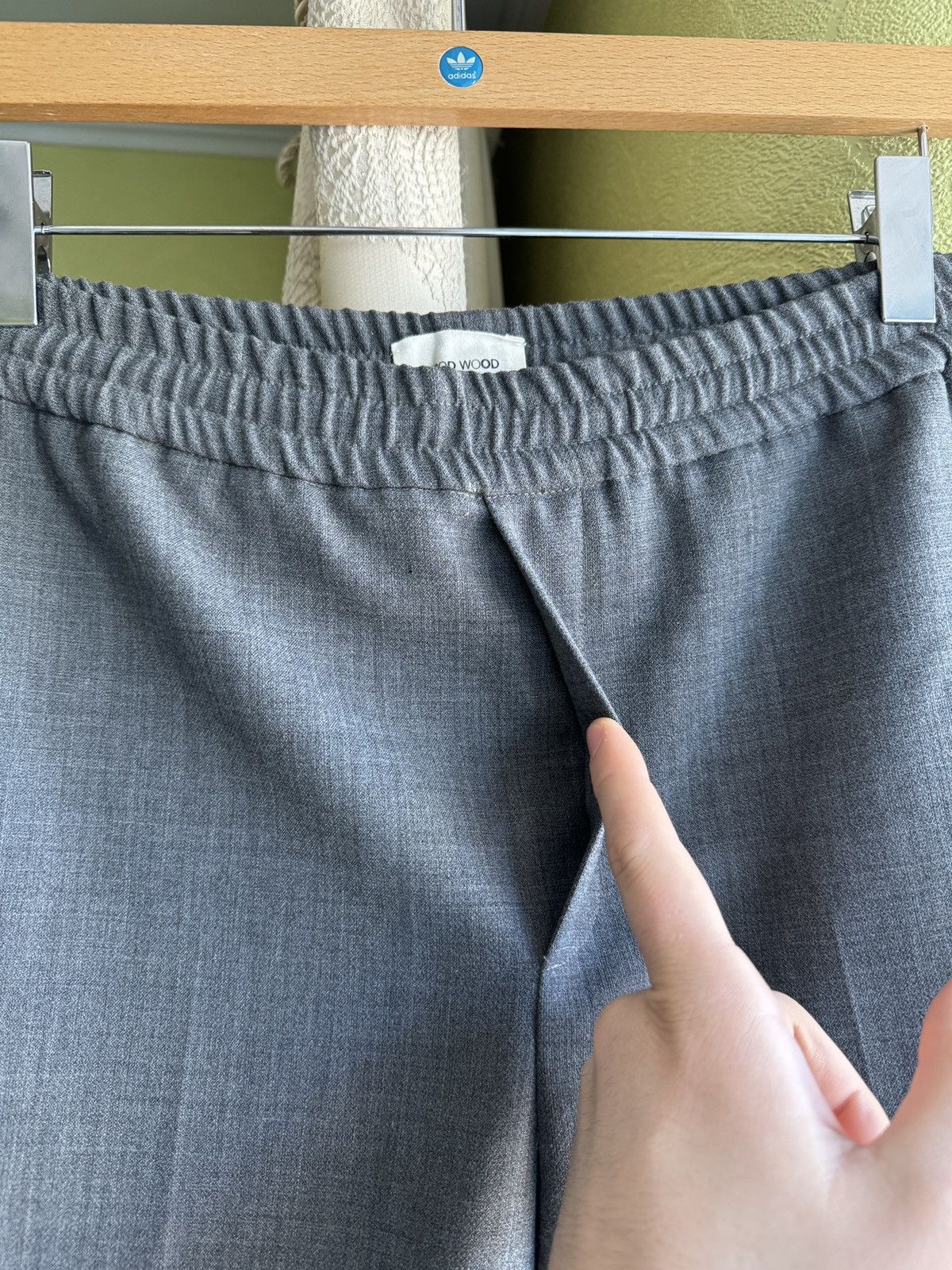 Wood Wood Wood Wood Cropped Trousers Wool Size US 32 / EU 48 - 11 Thumbnail