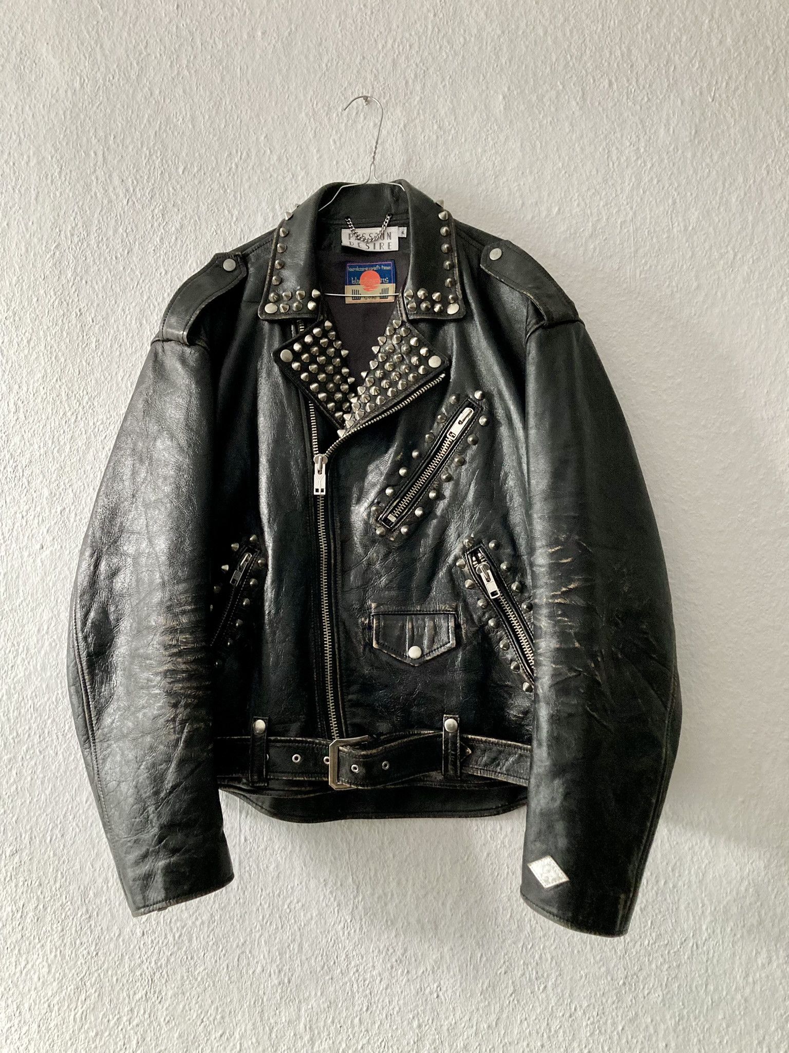 Blackmeans Blackmeans Ltd. Edition Sid Vicious Biker Leather Jacket XL Size US XL / EU 56 / 4 - 1 Thumbnail