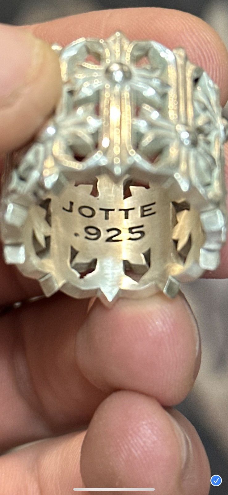 Jewelry Jotte.925 Cemetery Ring Size ONE SIZE - 5 Thumbnail