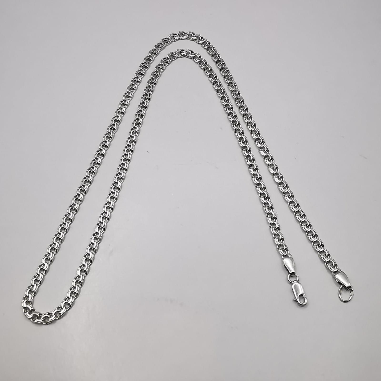 Sterling Silver Vintage Beautiful Jewelry Chain,925 Sterling Silver 14,89g Size ONE SIZE - 3 Thumbnail