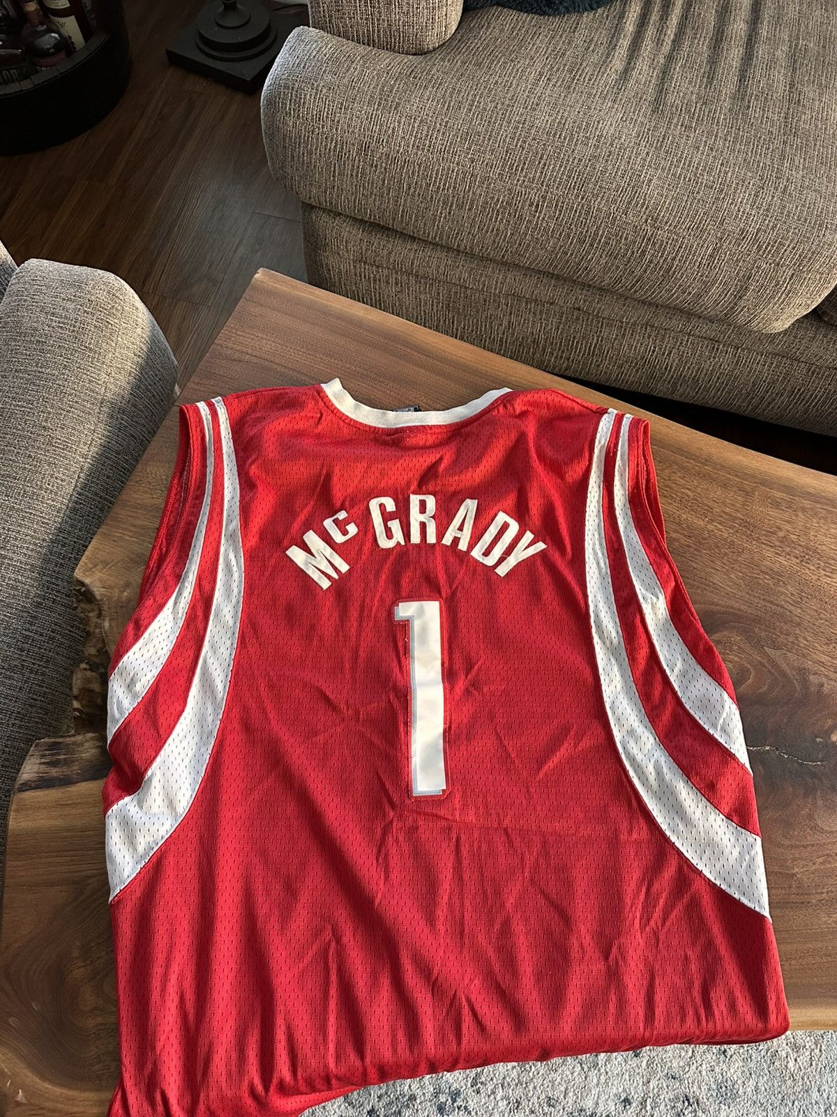 Adidas Adidas Tracy McGrady Houston Rockets Jersey 2XL Size US XXL / EU 58 / 5 - 2 Thumbnail