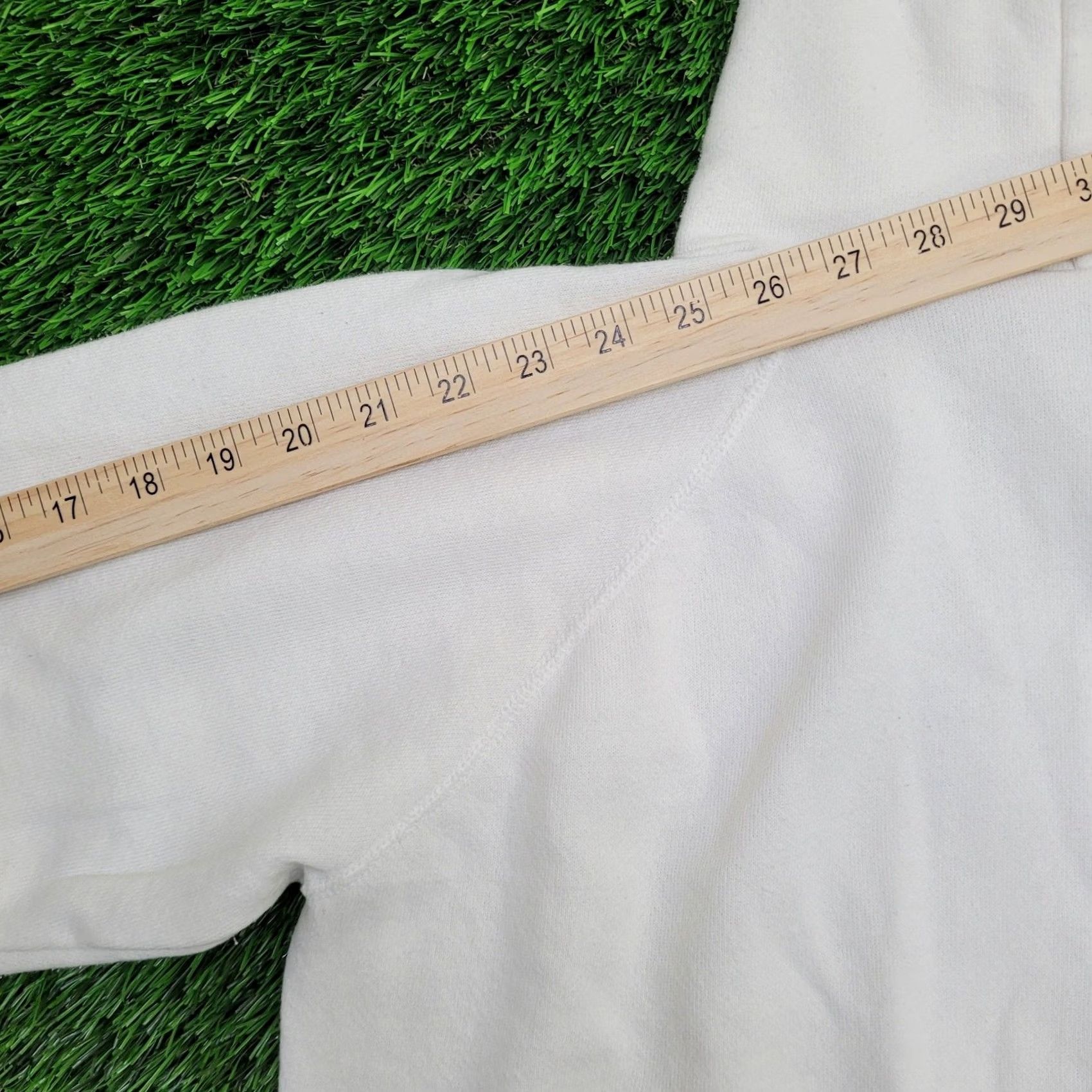 Hanes VINTAGE Subaru Hoodie Womens M White 80s Retro Logo Graphic Print Pullover Hooded Sweatshirt Size M / US 6-8 / IT 42-44 - 3 Thumbnail