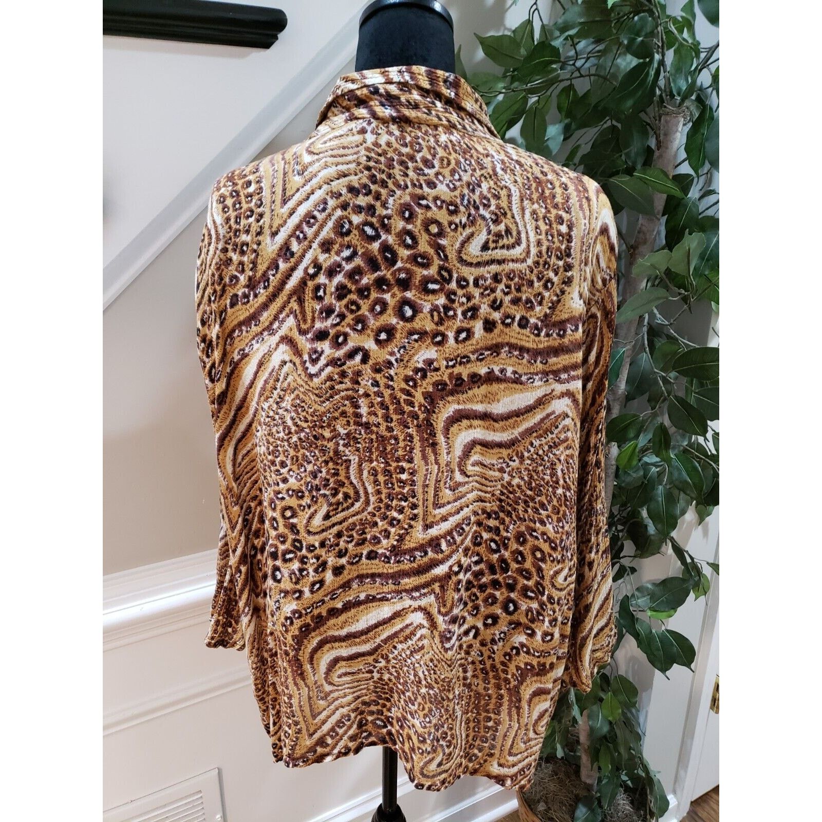 Other MPH Collection Collared Long Sleeve Button Down Shirt 2X Size XXL / US 16-18 / IT 52-54 - 8 Thumbnail