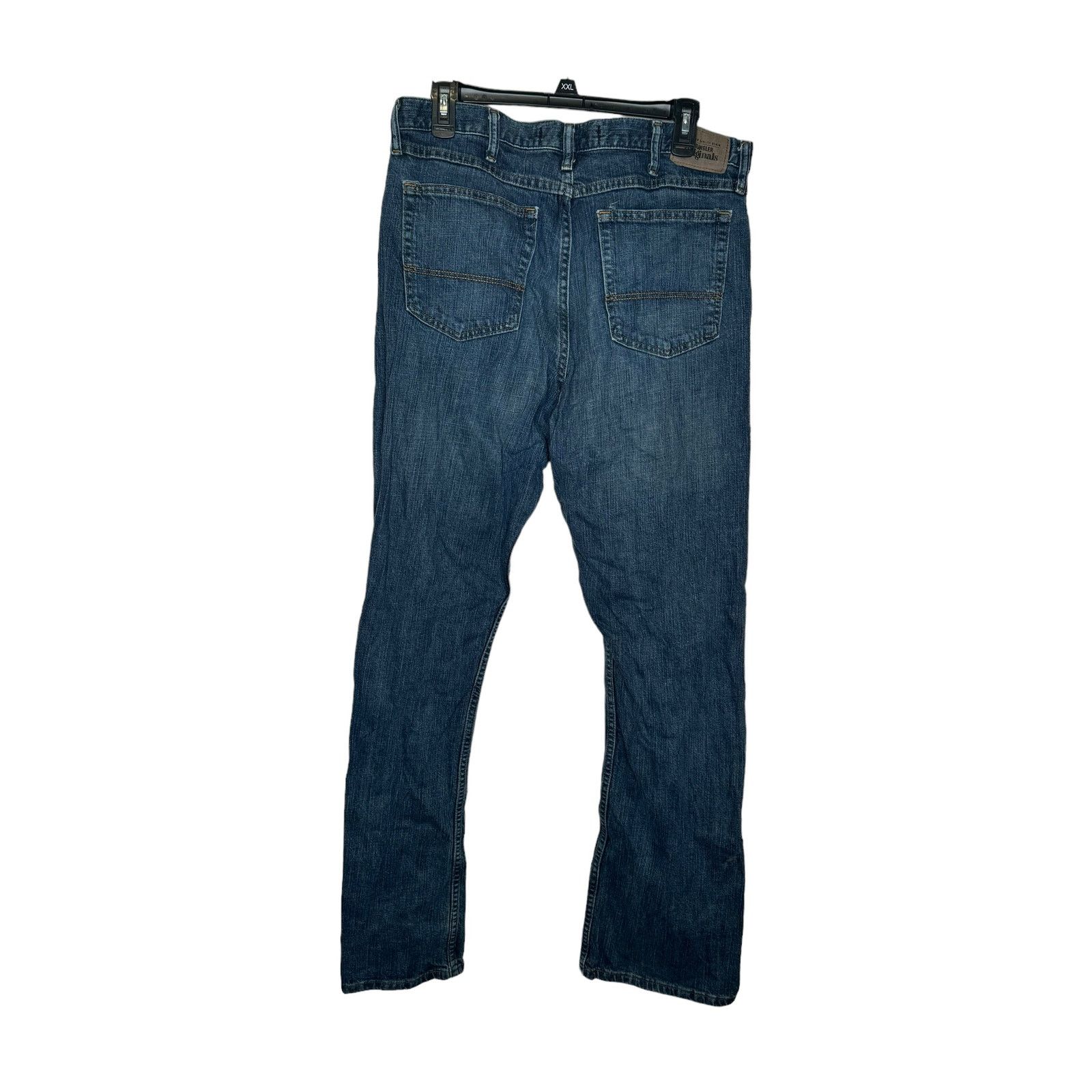 Wrangler Wrangler Men Jeans Relaxed Boot Leg High-Rise Denim 34x34 Size US 34 / EU 50 - 6 Thumbnail