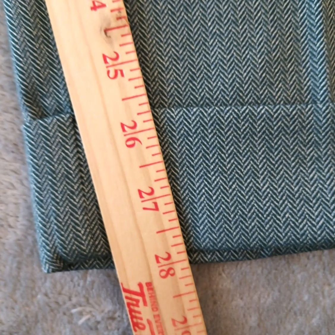 J. Jill J. Jill Pants Womens Large Green Herringbone Cuffed Pull On Pockets Ankle Straight Vintage No Size 36" / US 14 / IT 50 - 5 Thumbnail