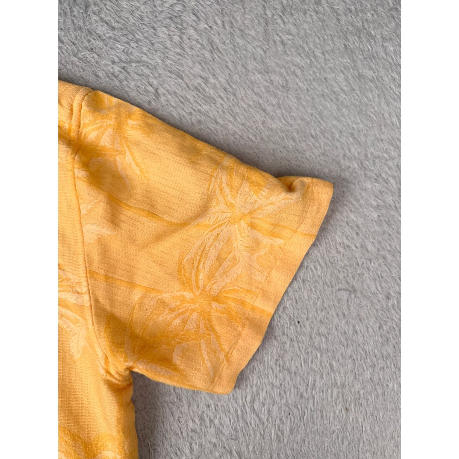 Vintage St. John's Bay Shirt Men Large Orange Palm Tree Hawaiian Rayon Blend Embroidered Button-Up Size US L / EU 52-54 / 3 - 2 Thumbnail