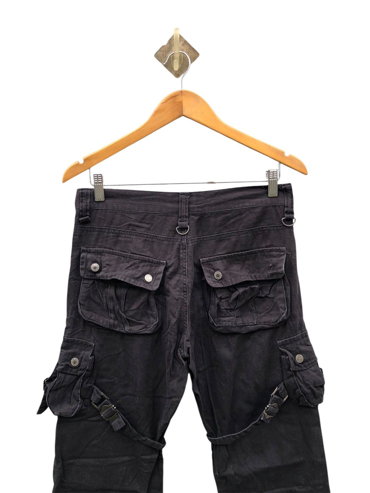 Japanese Brand Lowbox Bondage Cargo Pants y2k Style Size US 31 - 6 Thumbnail