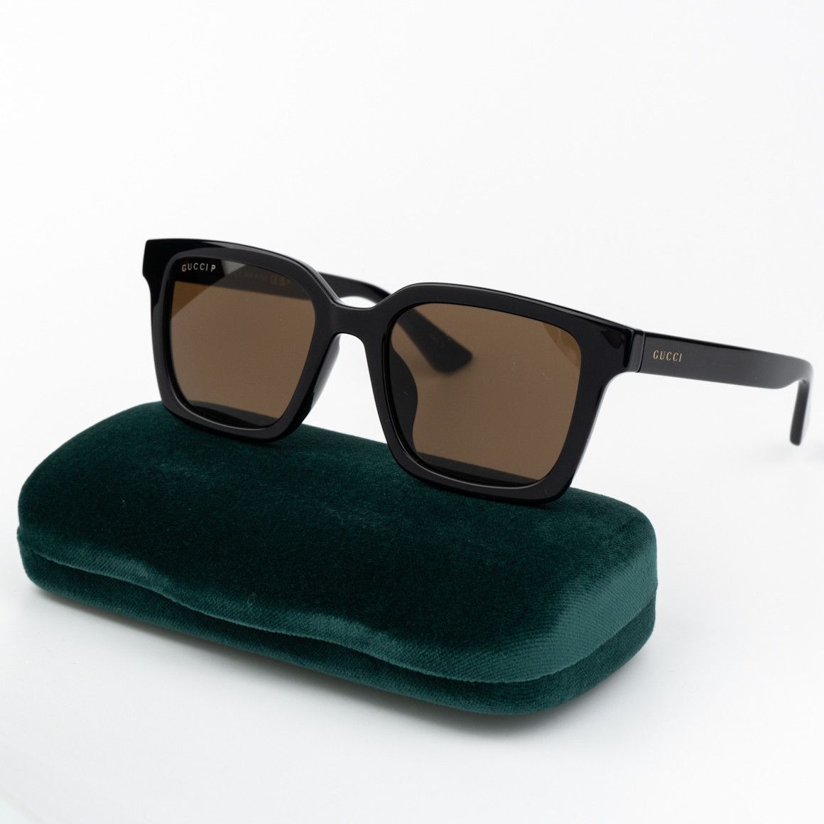 Gucci NEW Gucci GG1582SK 004 Polarized Square Unisex Sunglasses Size ONE SIZE - 1 Thumbnail