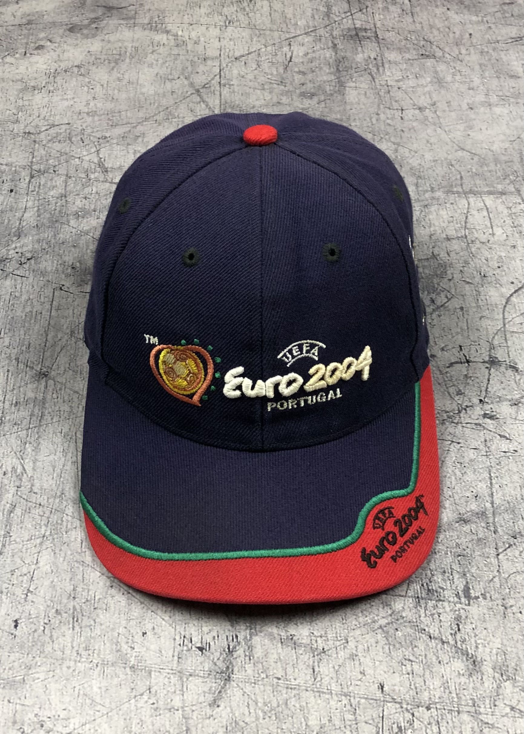 Vintage UEFA EURO 2004 Portugal Cap Size ONE SIZE - 2 Thumbnail