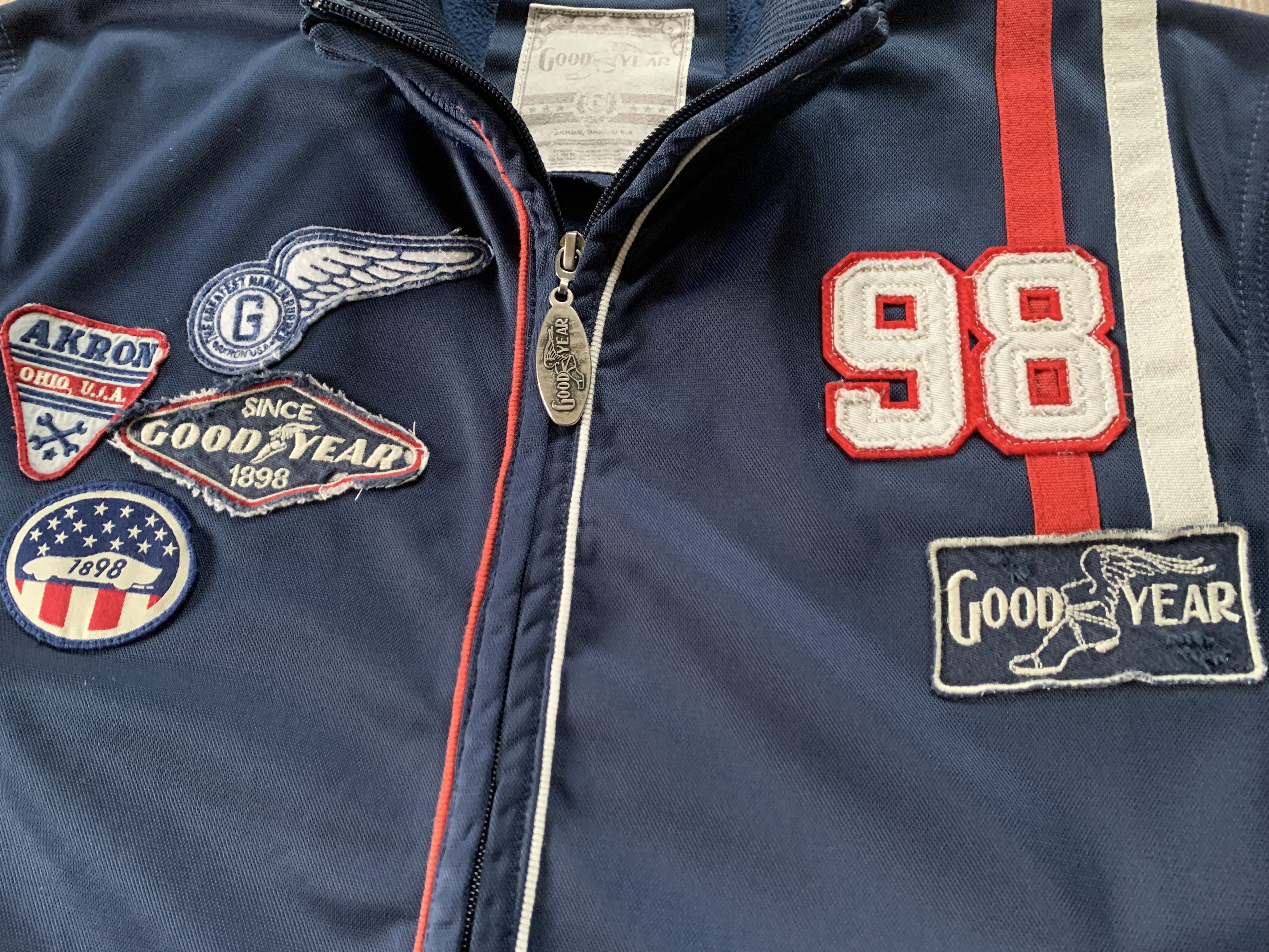 Vintage Goodyear Wellston Men's Sweatshirt Tracksuit Size US L / EU 52-54 / 3 - 5 Thumbnail