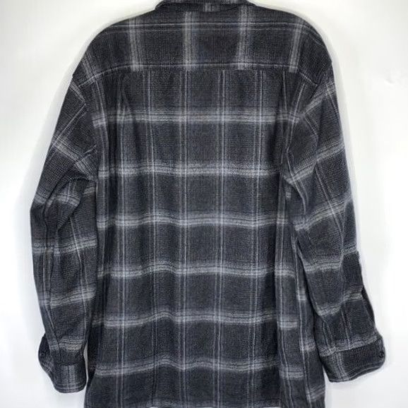 Pendleton Pendleton Board Shirt Jac Wool Washable Medium Gray Black Loop Collar Mens Size US M / EU 48-50 / 2 - 2 Thumbnail