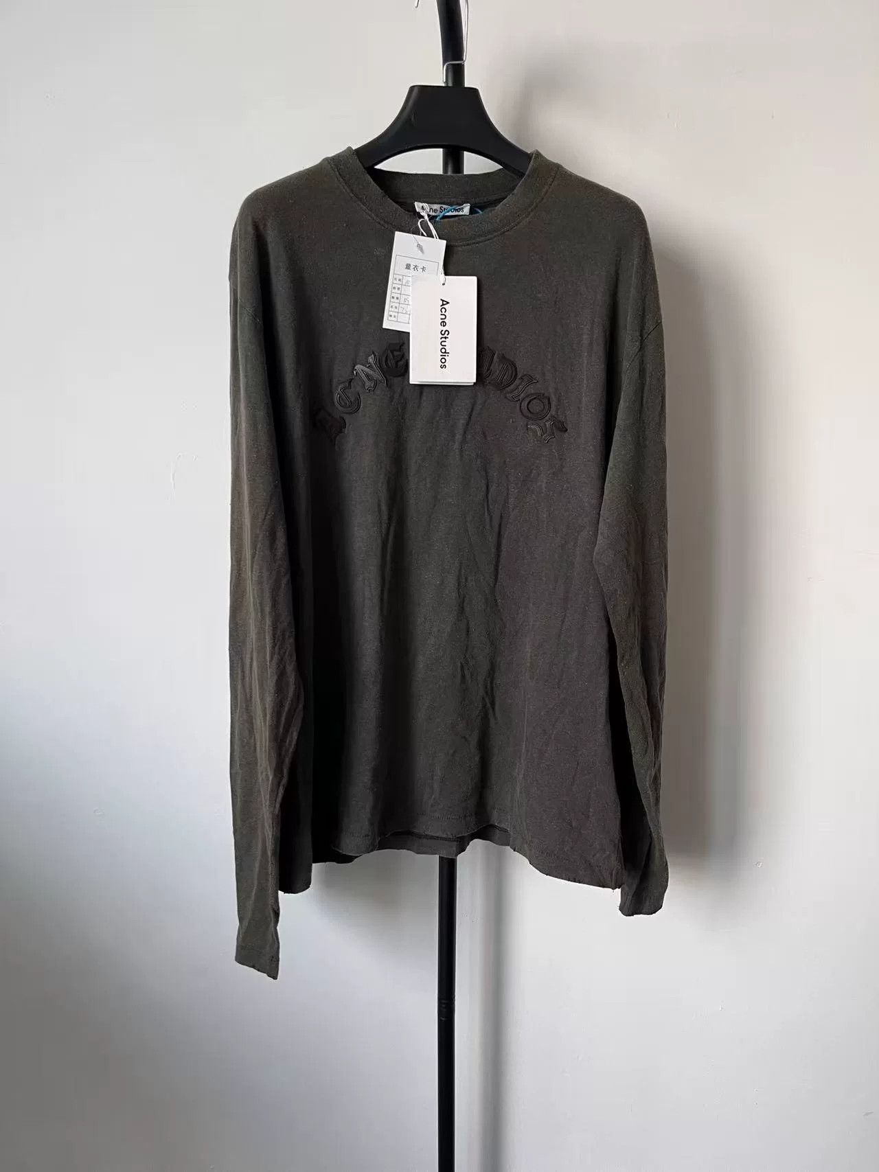 Acne Studios Acne Studios Oversized Long Sleeve T-Shirt Size US M / EU 48-50 / 2 - 1 Thumbnail