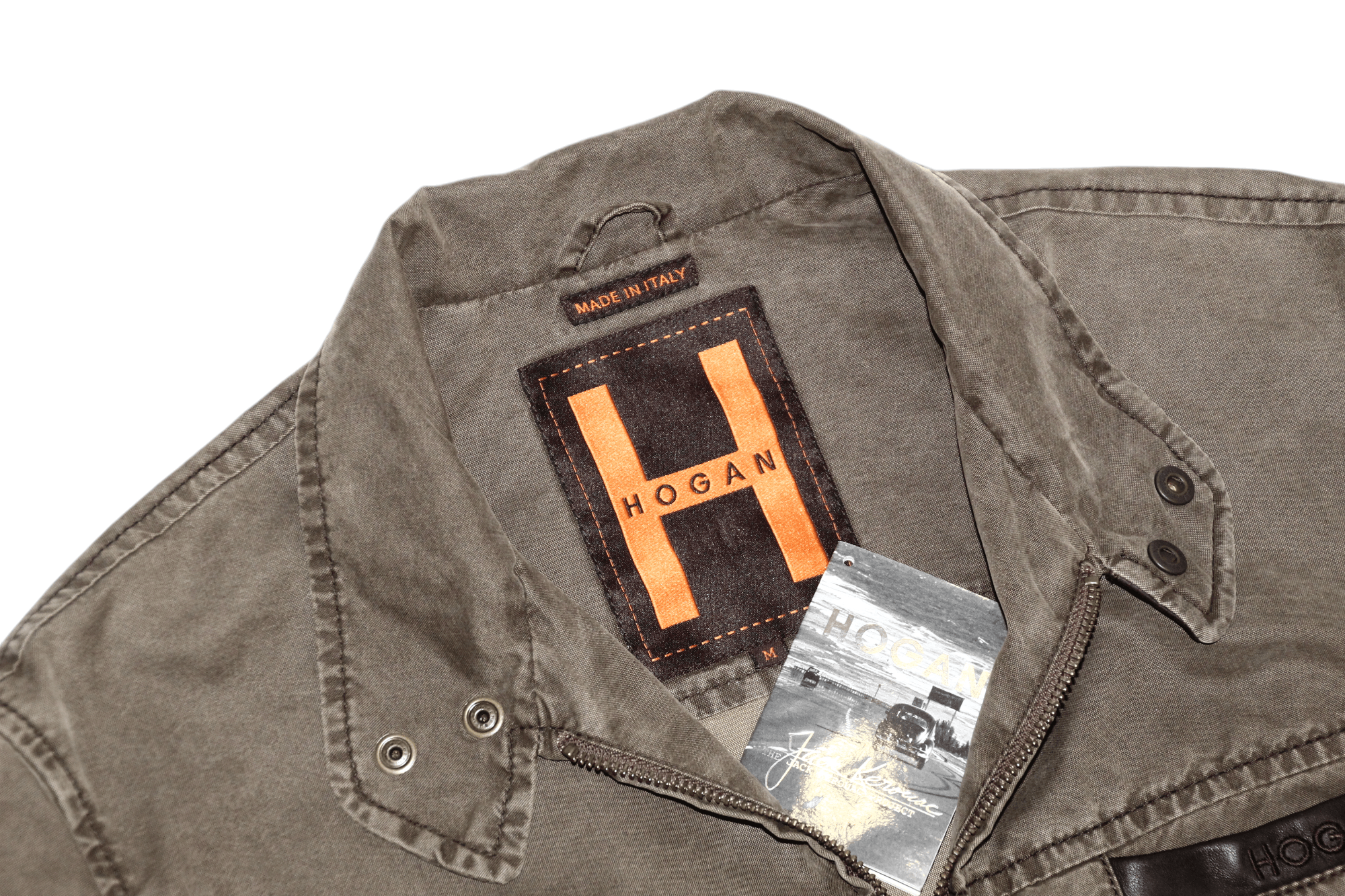 Hogan RARE💥Hogan x Jack Kerouac Project Canvas Casual Jacket Size US M / EU 48-50 / 2 - 9 Thumbnail
