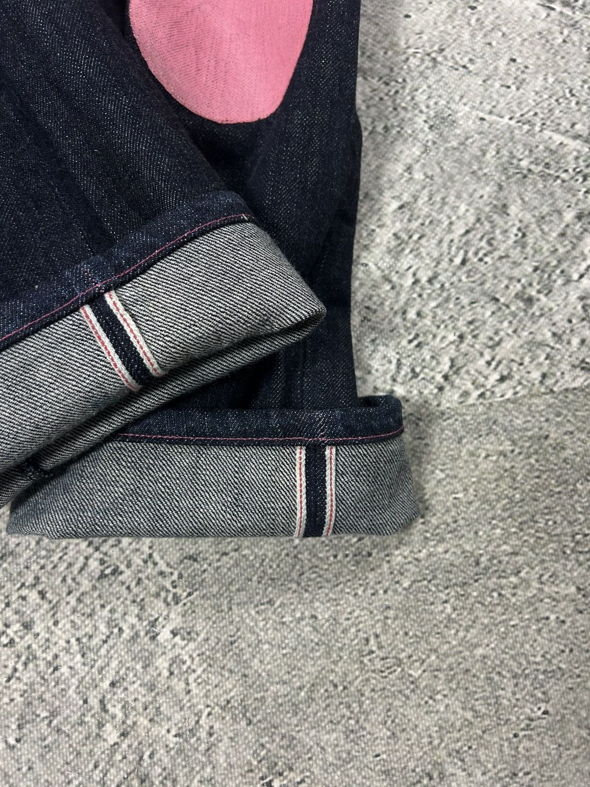 Evisu Evisu jeans daicock big logo vintage pink Yamane Size 29" - 6 Thumbnail