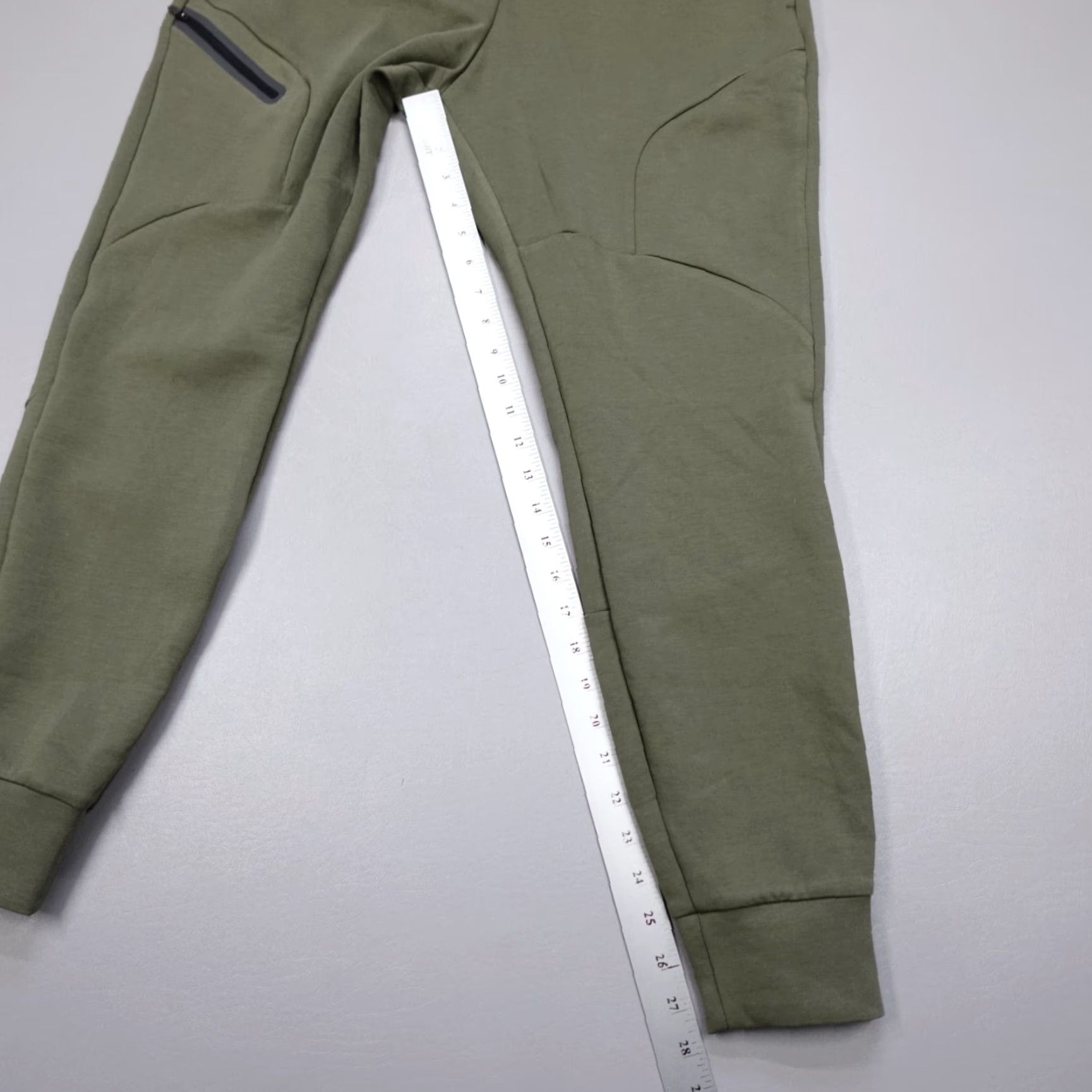 Under Armour Under Armour Unstoppable Fleece Joggers Olive 1379808-390 Mens Size S Green Tapered Pocket Pants Jogger Casual Activewear Size US 29 - 7 Thumbnail
